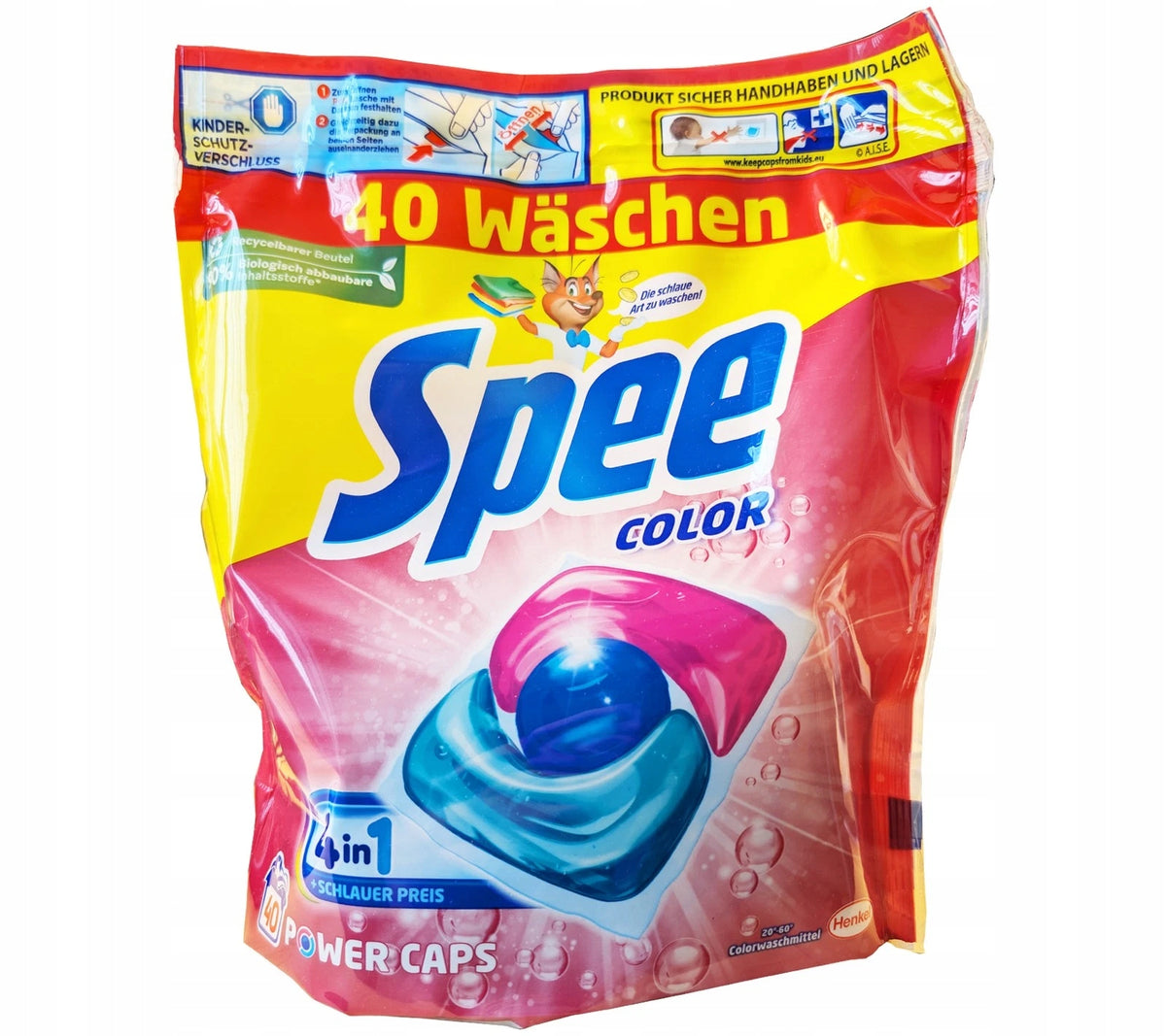 Spee COLOR washing capsules 40pcs, Germany
