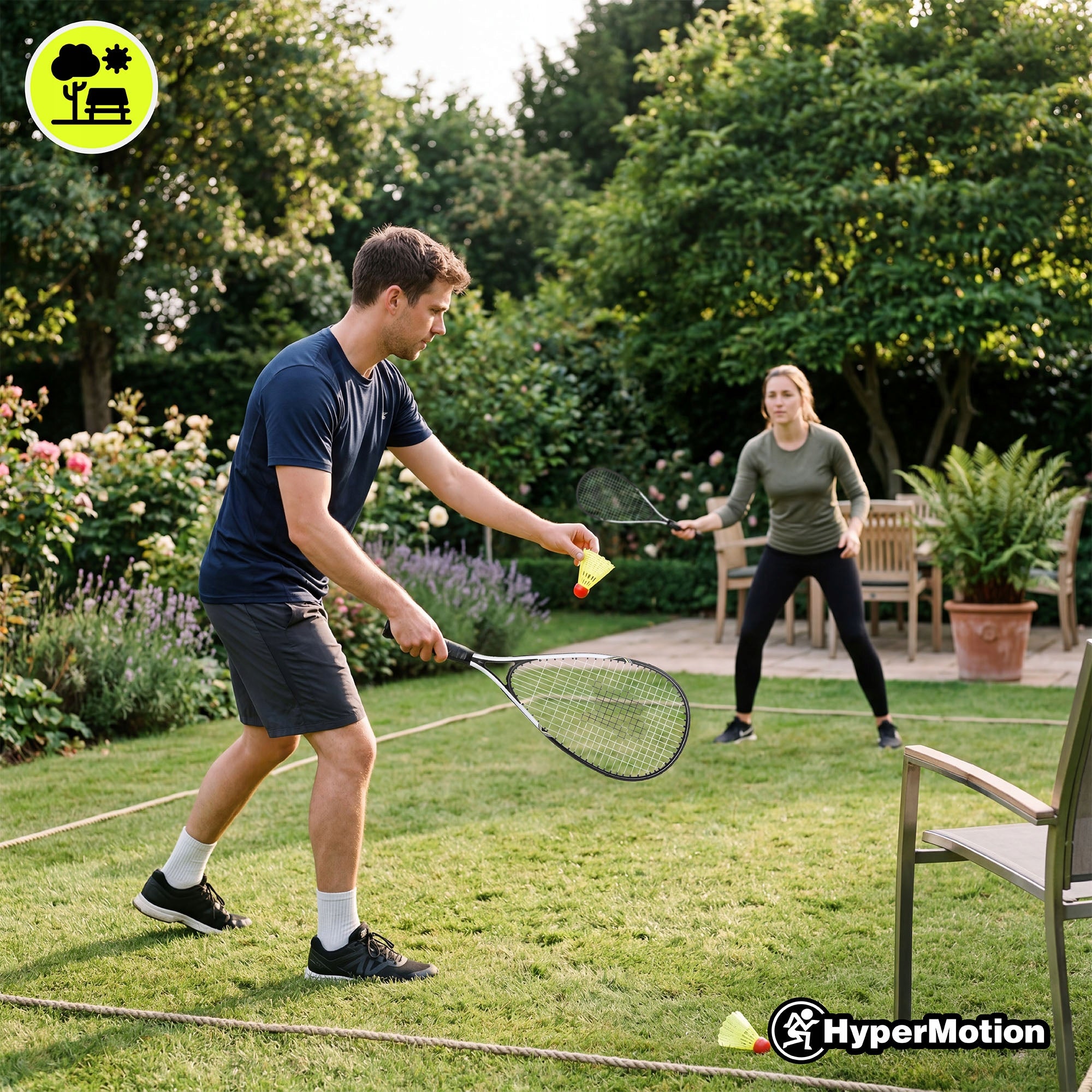 Speed Badminton Hypermotion – 2 Rockets, 5 Speed Dart, Bag Manufacturer code HYP114 BDM SPEED