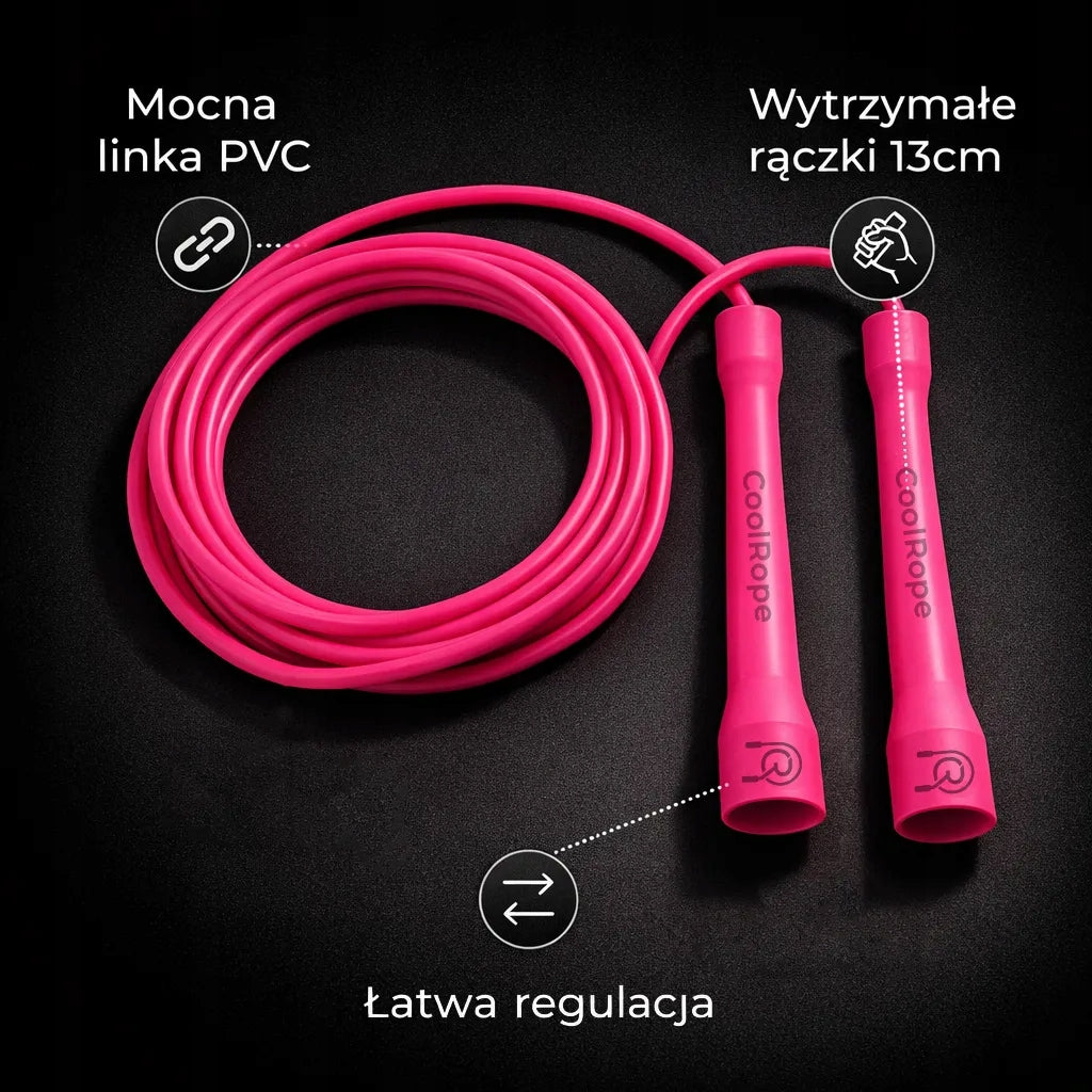 Speed Jump Rope (PVC) – Pink by CoolRope Manufacturer code CFSSR