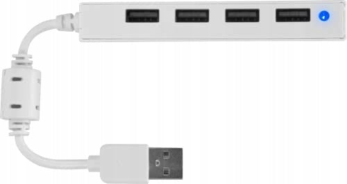 Speedlink SNAPPY SLIM USB Hub, 4-Port, USB 2.0, Passive, White Manufacturer Speedlink