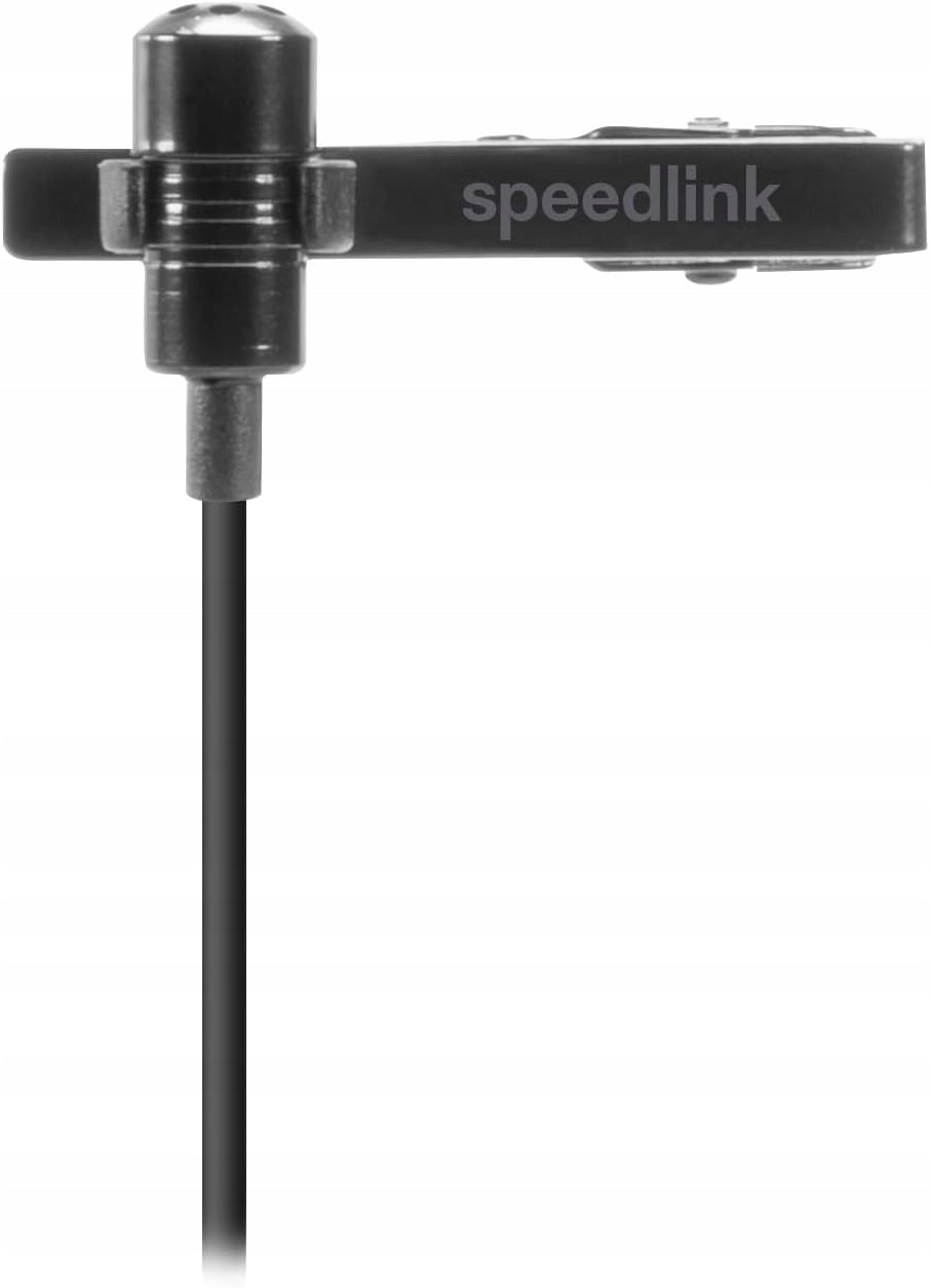 Speedlink SPES Clip Microphone Jack 3.5mm Noise Reduction PC Smartphone Manufacturer code SL-800006-BK