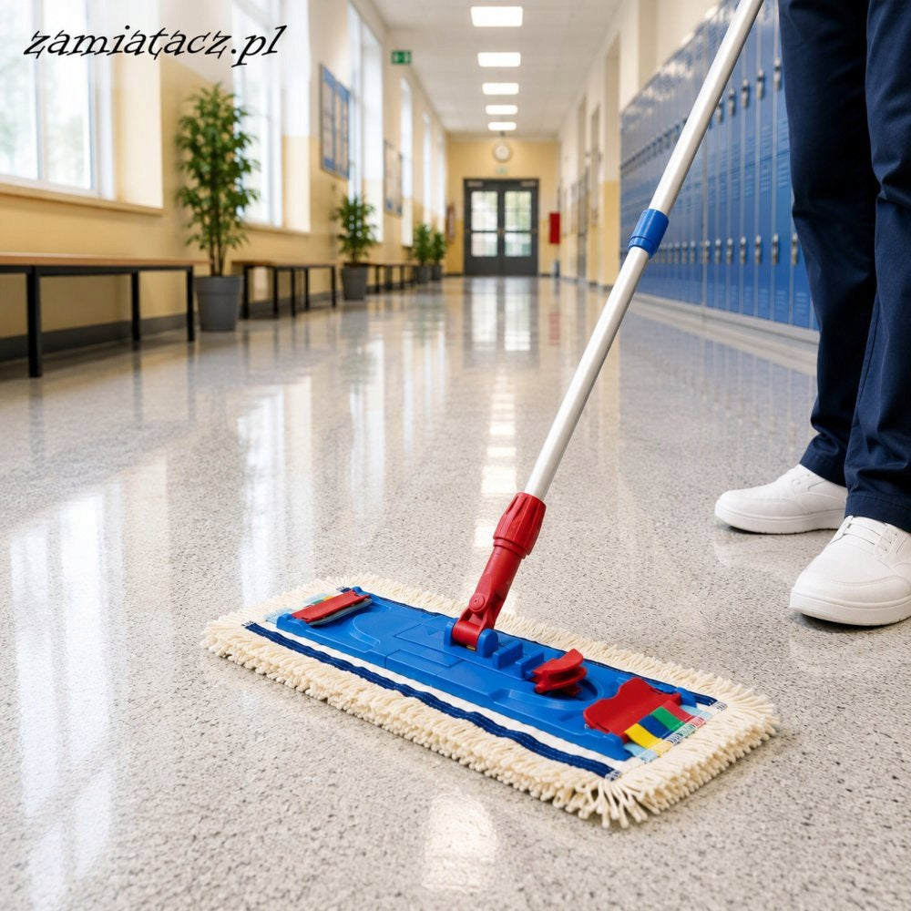 Speedy 40 cm Flat Cotton Mop with Telescopic Pole Brand Zamiatacz