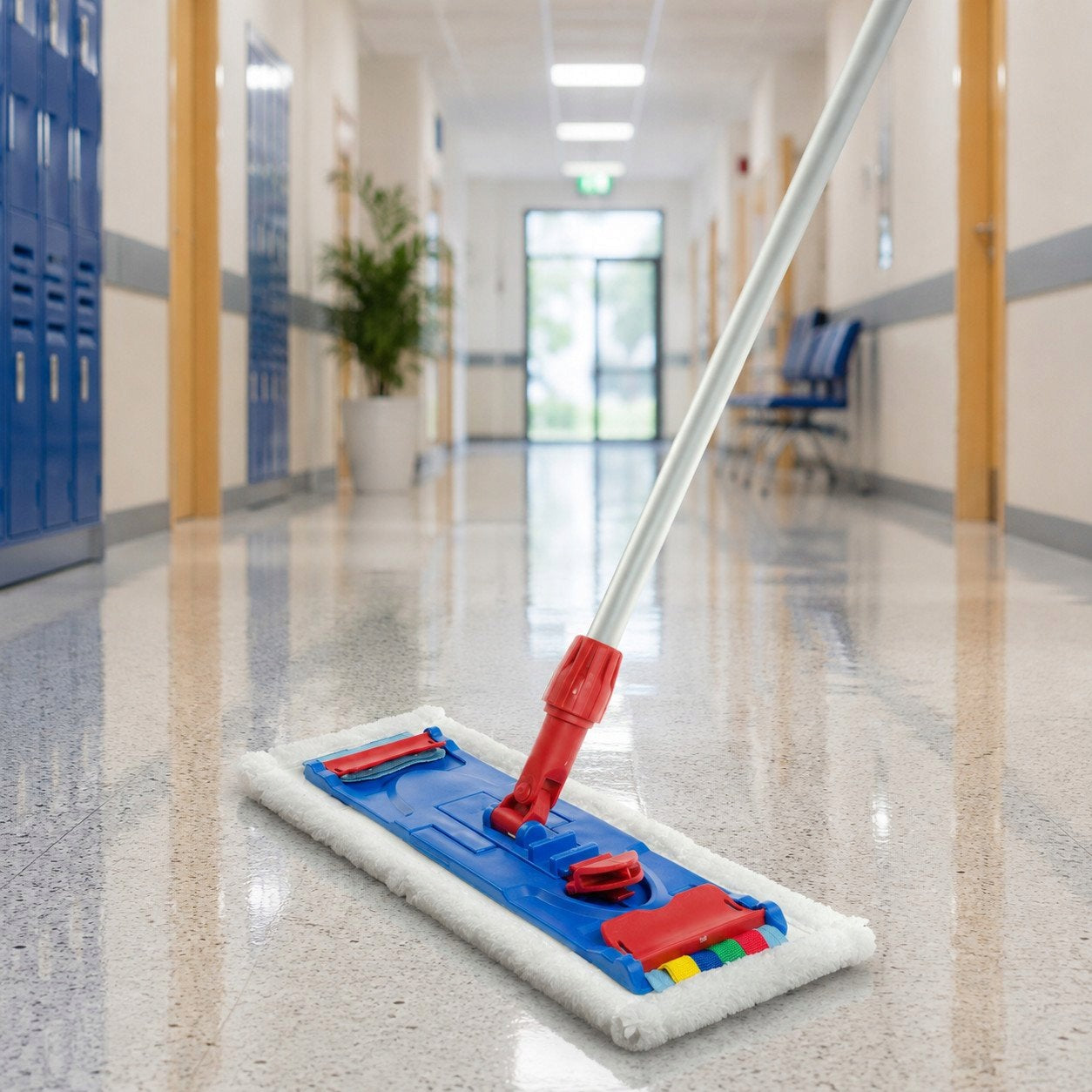 Speedy 40 cm Microfiber Flat Mop - Mop Set, Frame, Stick Brand Zamiatacz