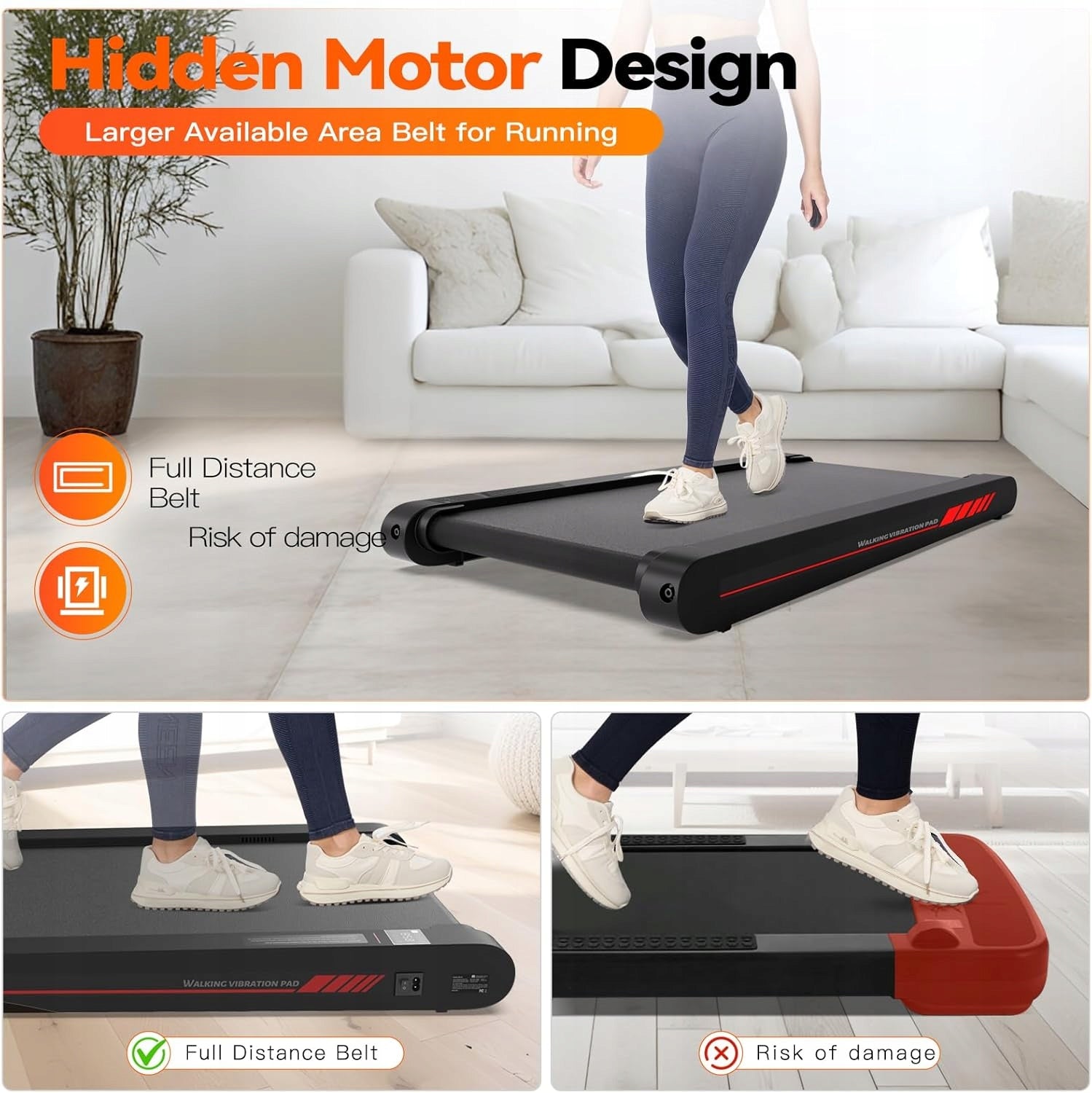Sperax Walking Vibration Pad 3in1 Treadmill and Vibration Platform with App Brand no brand