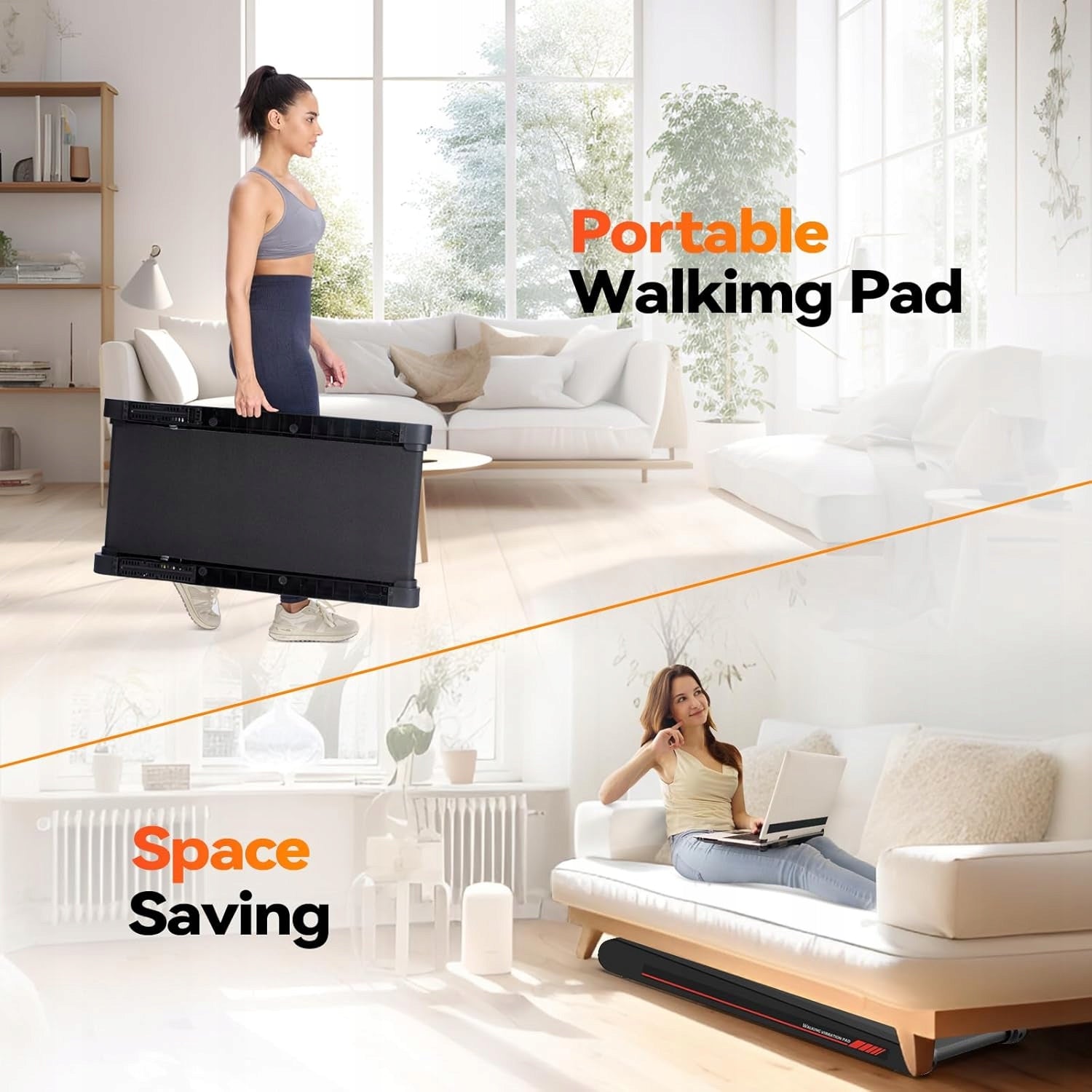 Sperax Walking Vibration Pad 3in1 Treadmill and Vibration Platform with App Kind electric