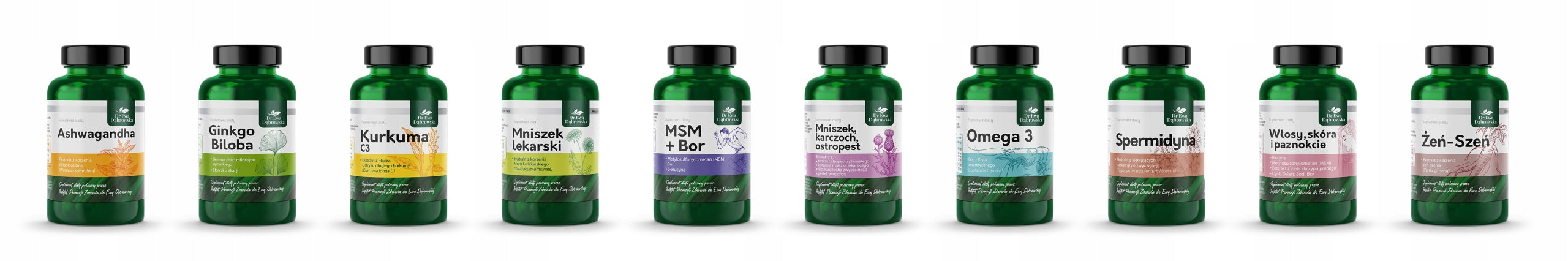 Spermidina Dr Ewa Dąbrowska 60 kaps. DNA PROTECTION, AUTOPHAGY, GLUTEN FREE Brand Jodavita