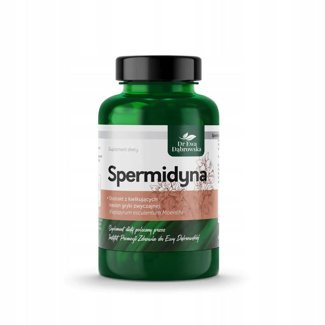 Spermidina Dr Ewa Dąbrowska 60 kaps. DNA PROTECTION, AUTOPHAGY, GLUTEN FREE