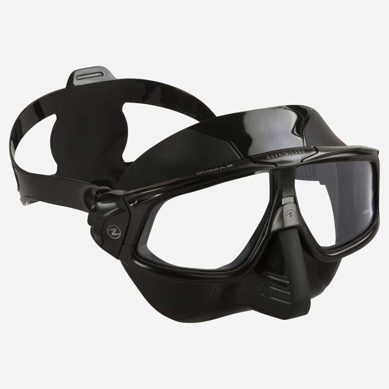 Sphera X Navy Blue Freediving Mask Packaging status original