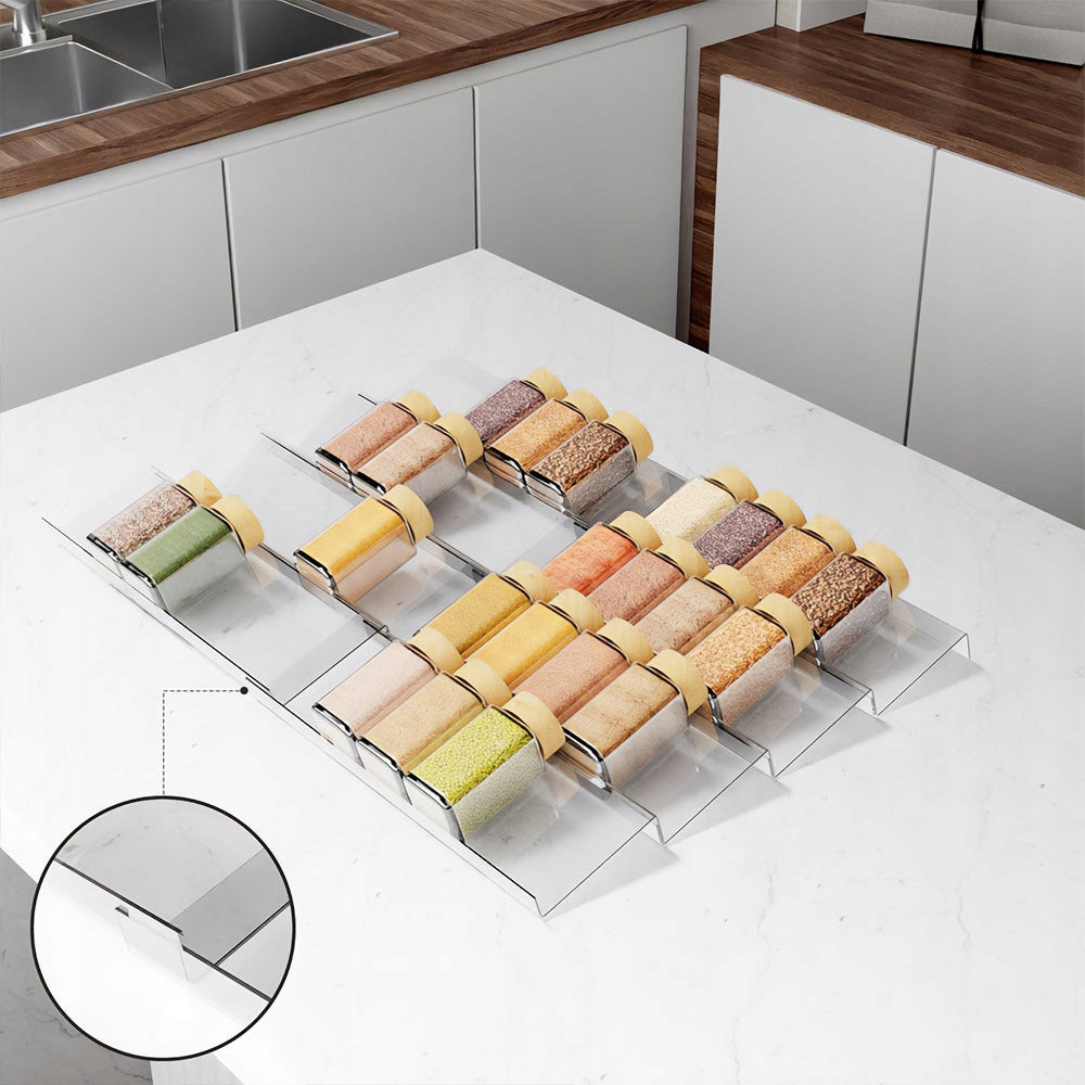 Spice Drawer Organizer, Clear, Adjustable EAN (GTIN) 8595629175298
