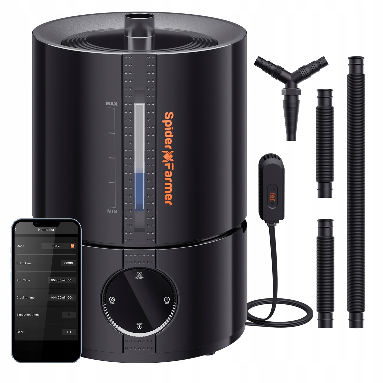 Spider Farmer 5L Air Humidifier Ultrasonic Cool Mist with RJ12 Cable