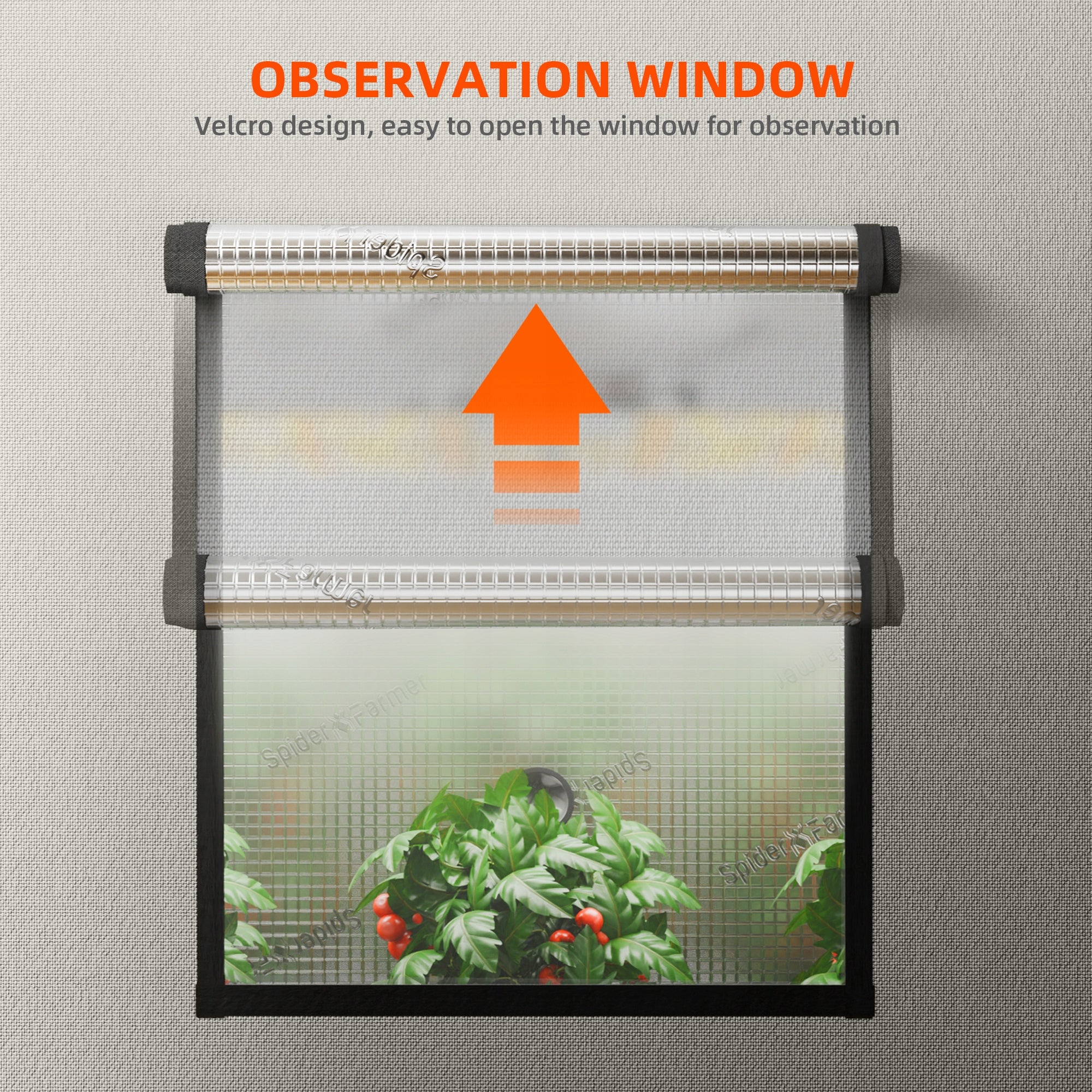 Spider Farmer 60x60x180Pro Indoor Grow Tent 2000D Oxford Cloth Growing Box Product height 180 cm