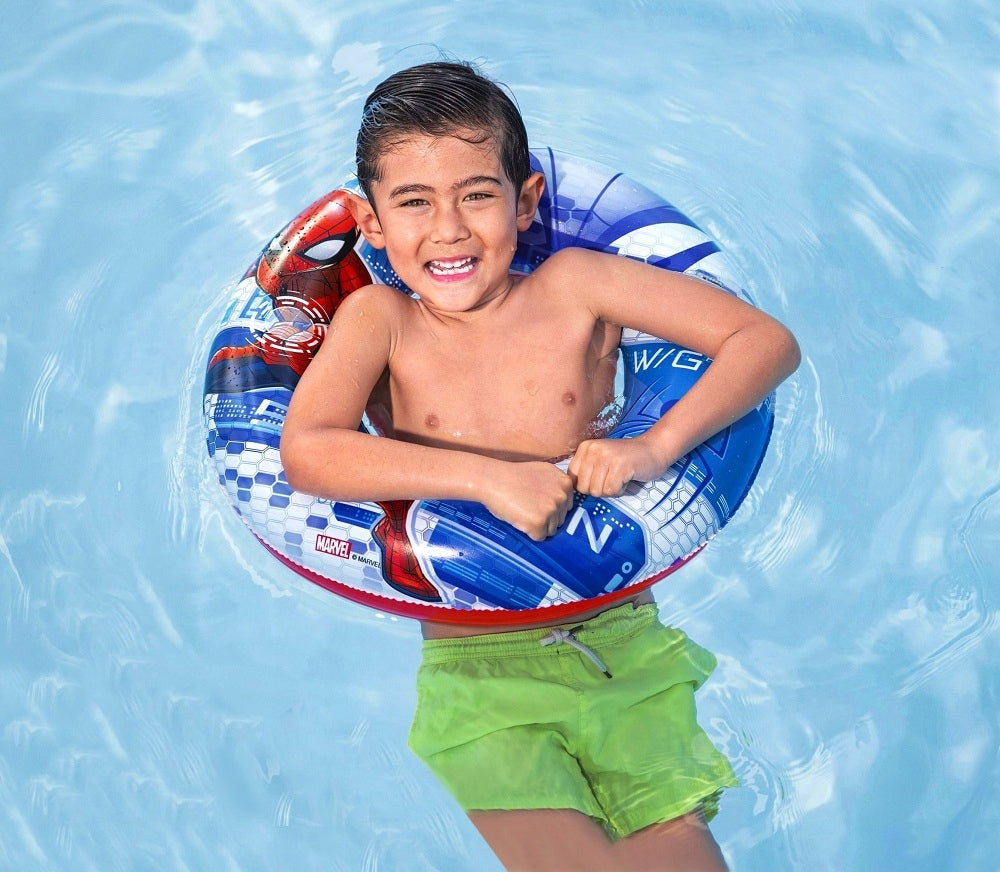 Spider-Man swimming wheel 56 cm Bestway inflatable for children 98003 Kind swim ring