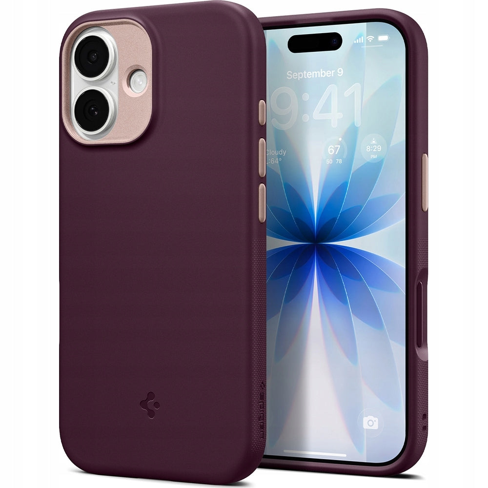 Spigen case for iPhone 17, solid, strong, slim, cover for MagSafe protective Manufacturer code ACS10365