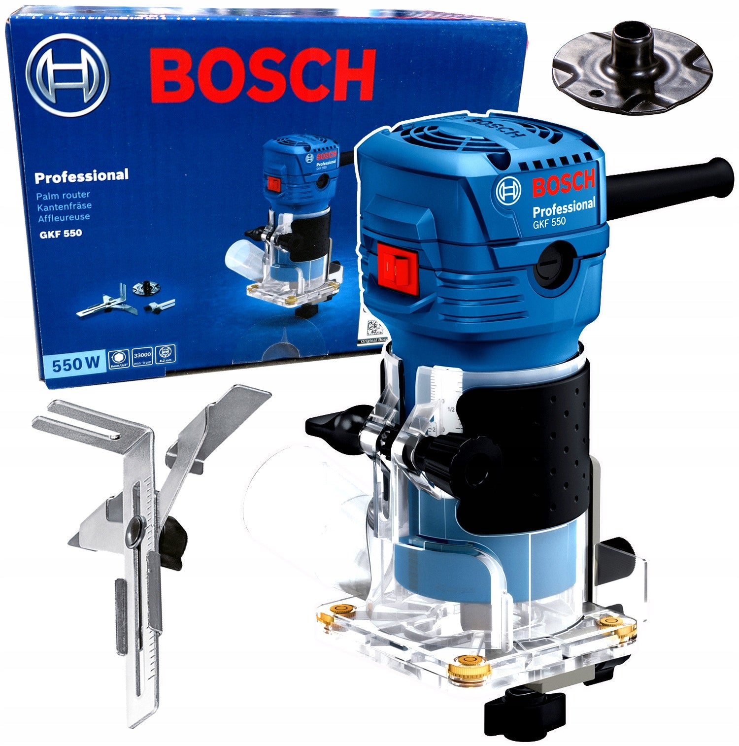 Spindle milling machine 6mm 550W BOSCH GKF 550 06016a0020