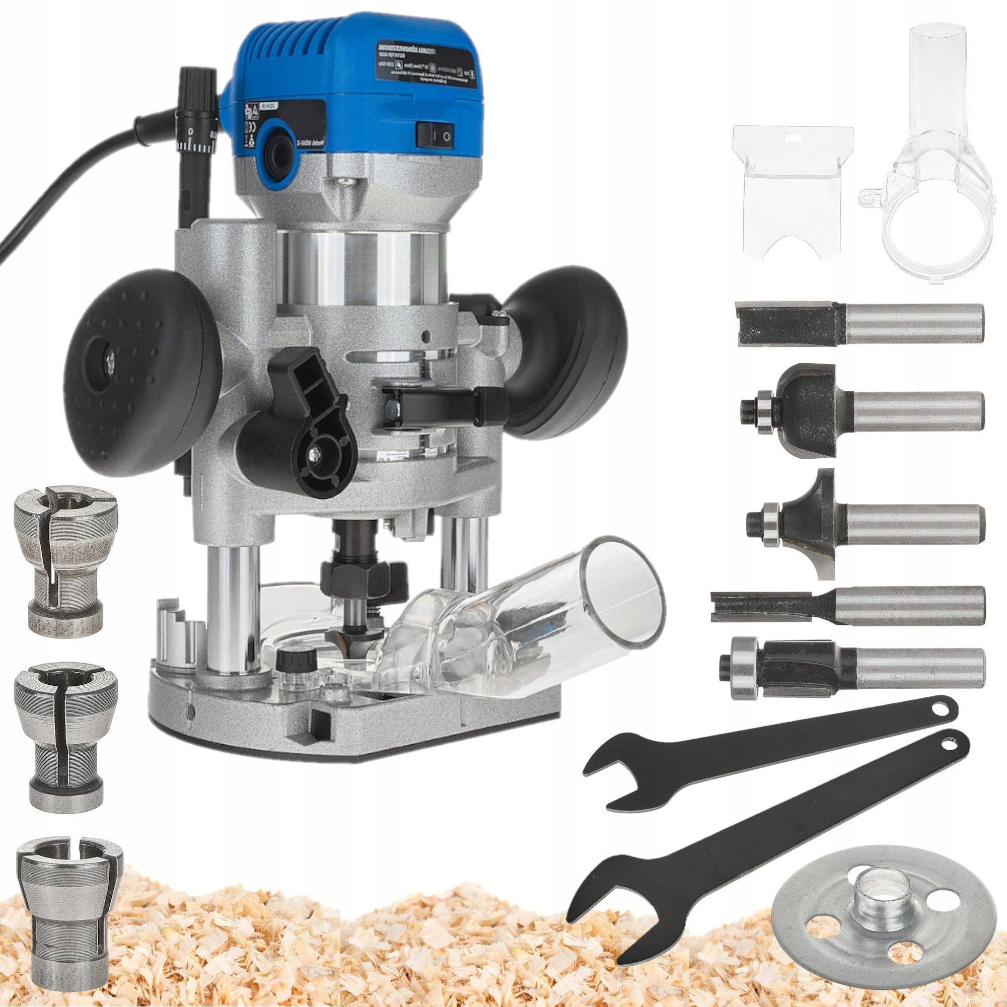 Spindle milling machine FOR WOOD 710W with adjustable rotation + stand