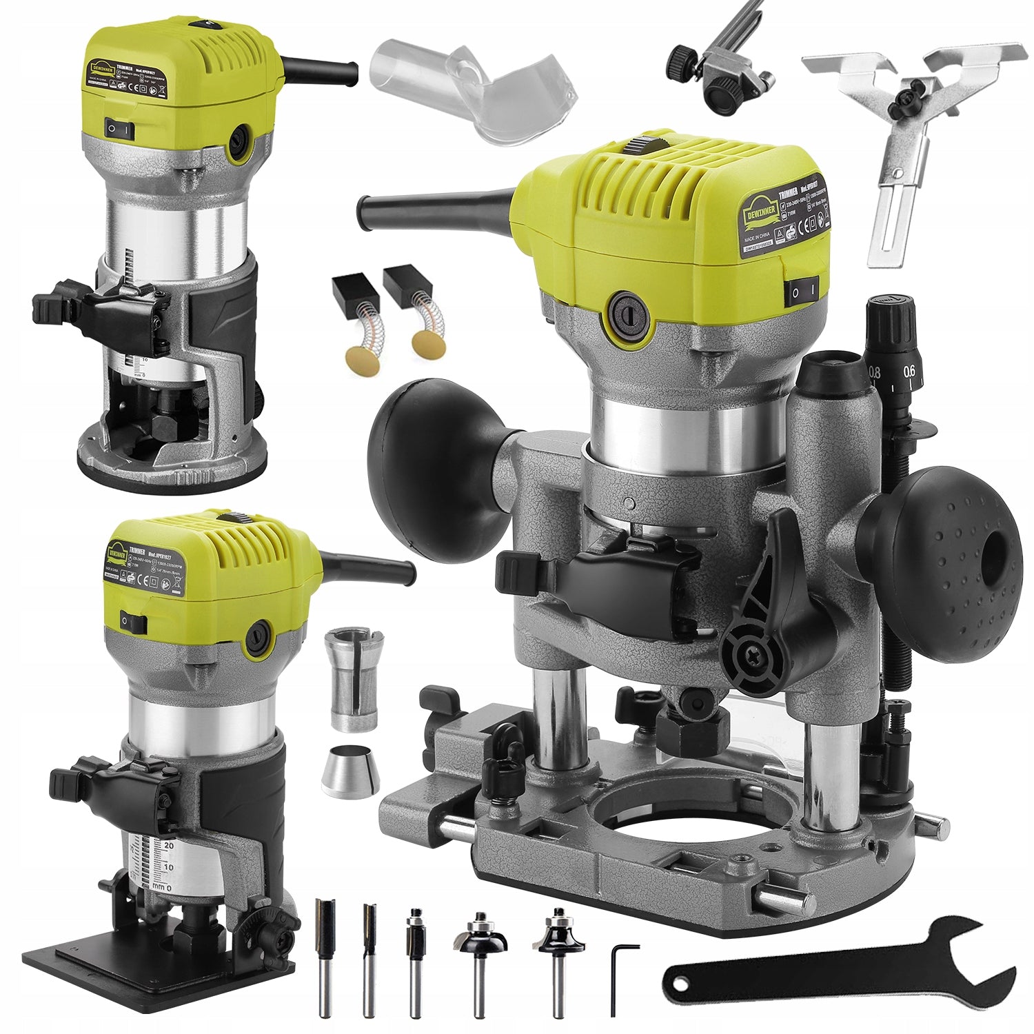 Spindle milling machine and edge milling machine in one 710W