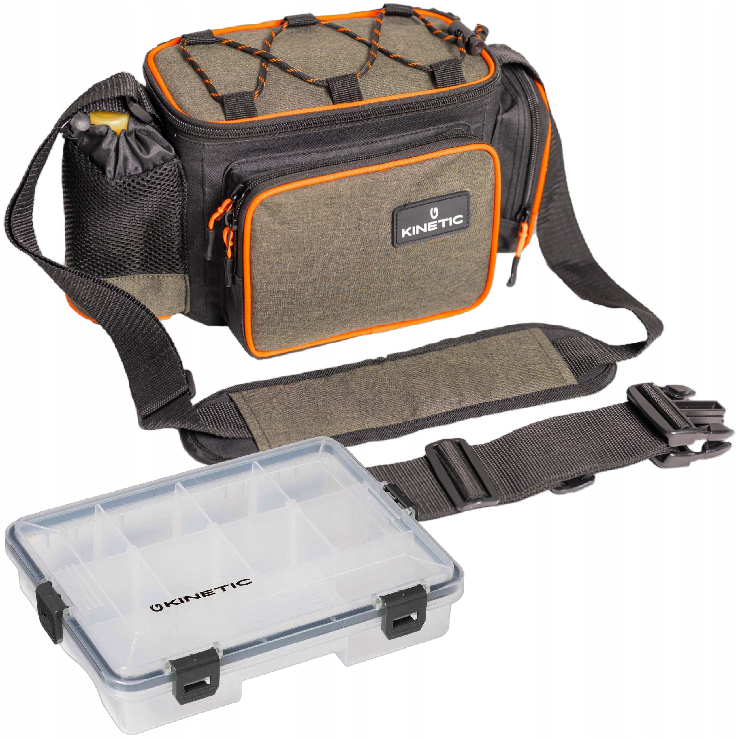 Spinning Fishing Bag with Bait Box Accessories - WATERPROOF