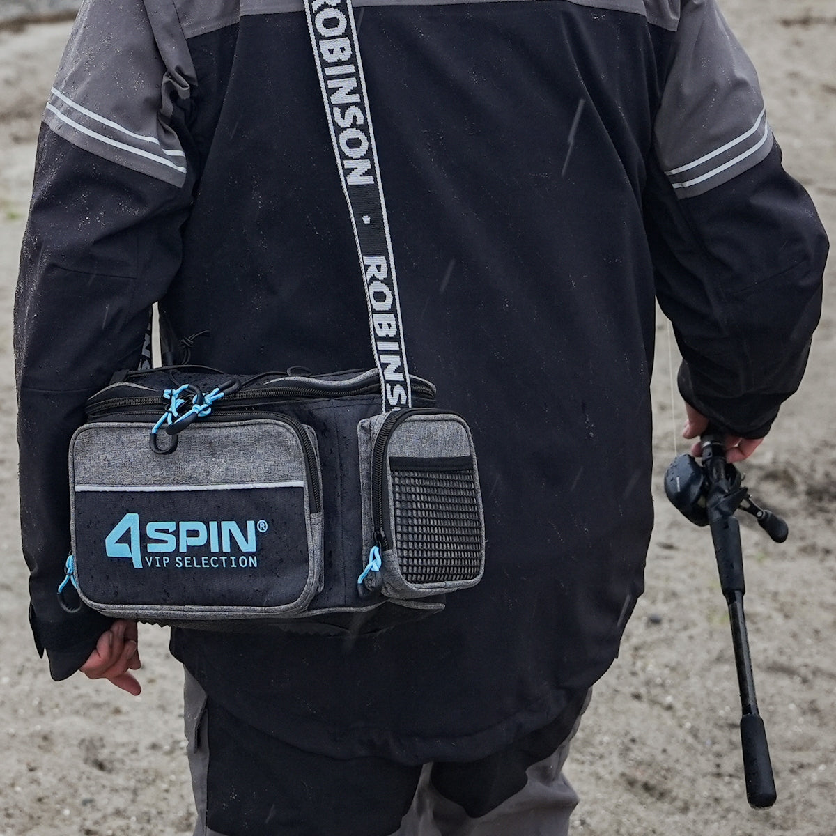 Spinning Fishing Bag with Box + Pliers Small Organizer Set Manufacturer code Spinning-BAG-1B EVA