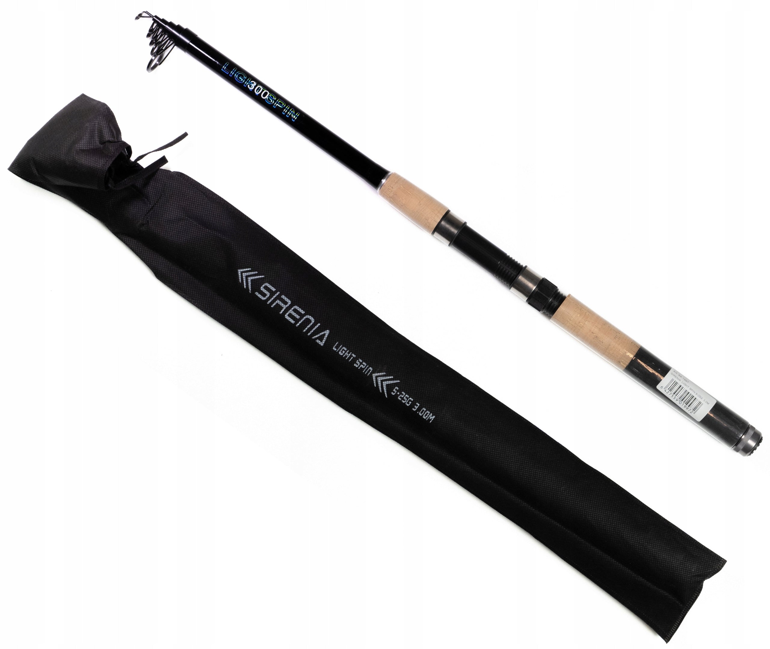 Spinning Fishing Set Complete Set Hoof Fishing Line Head Wobbler Total length 240 cm