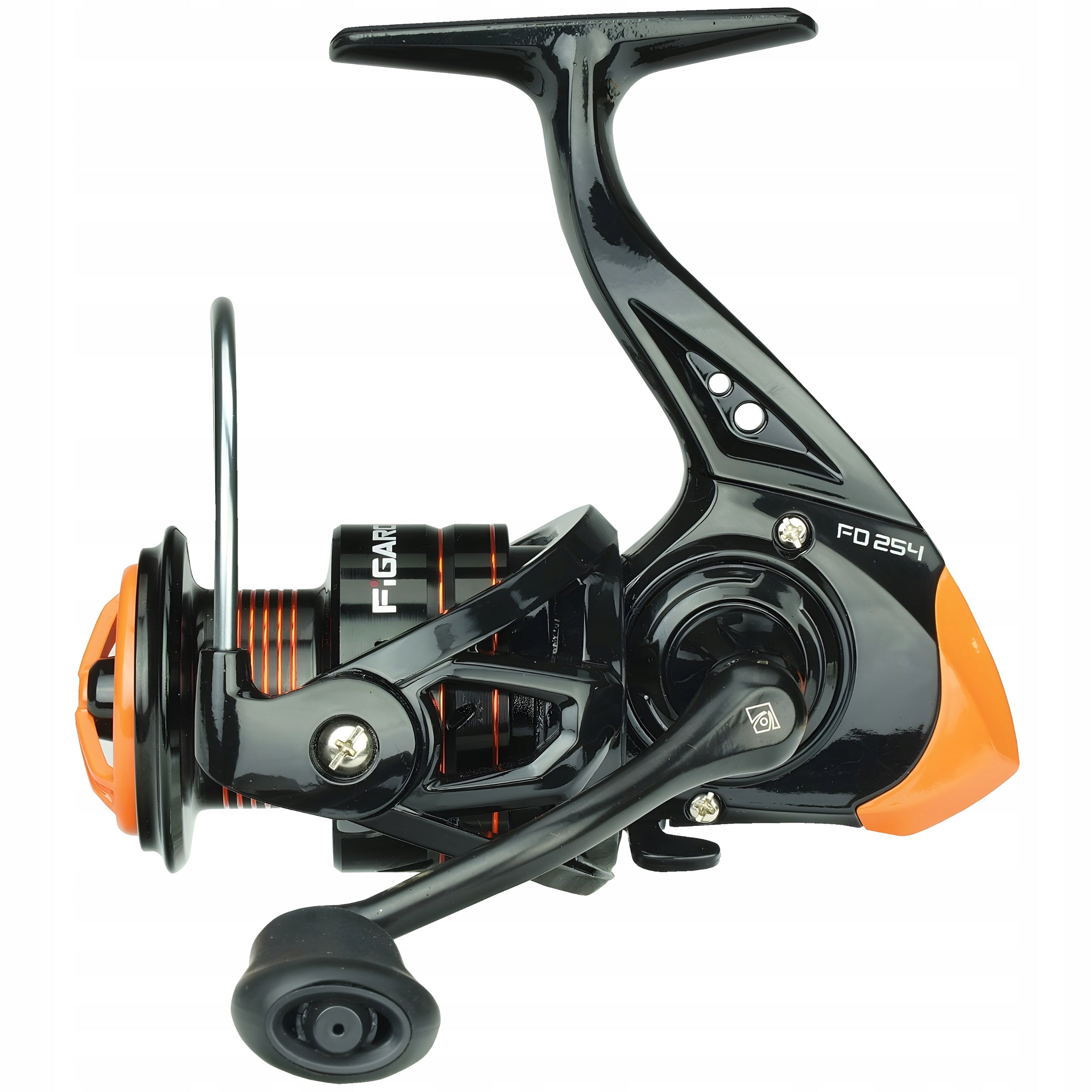 Spinning reel 3000 Robinson FIGARO FD 303 for PIKE Strong Black