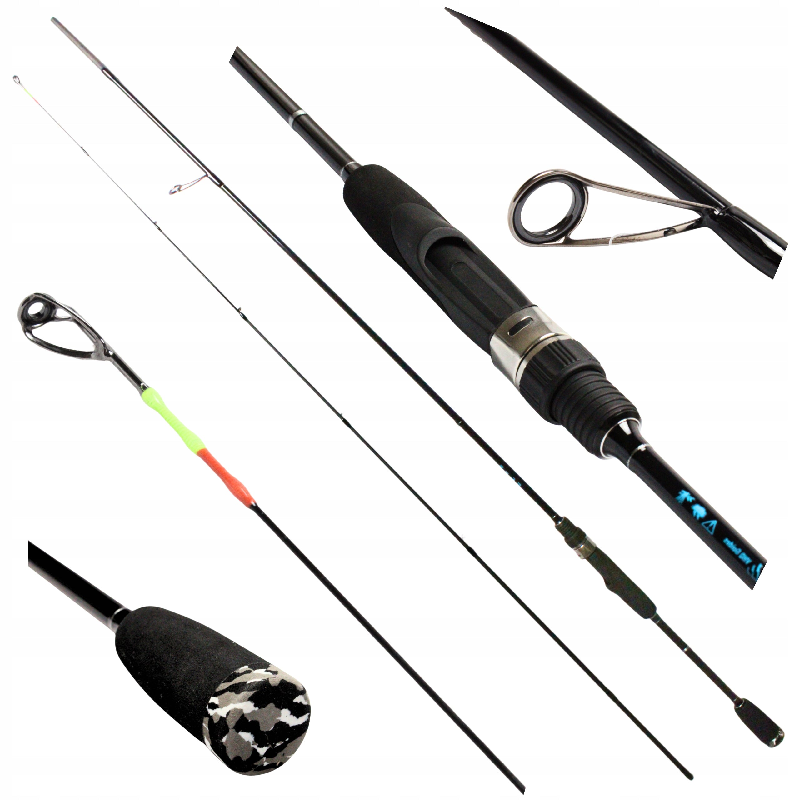 Spinning rod 1-7g 225cm perfect for chub perch parabolic trout
