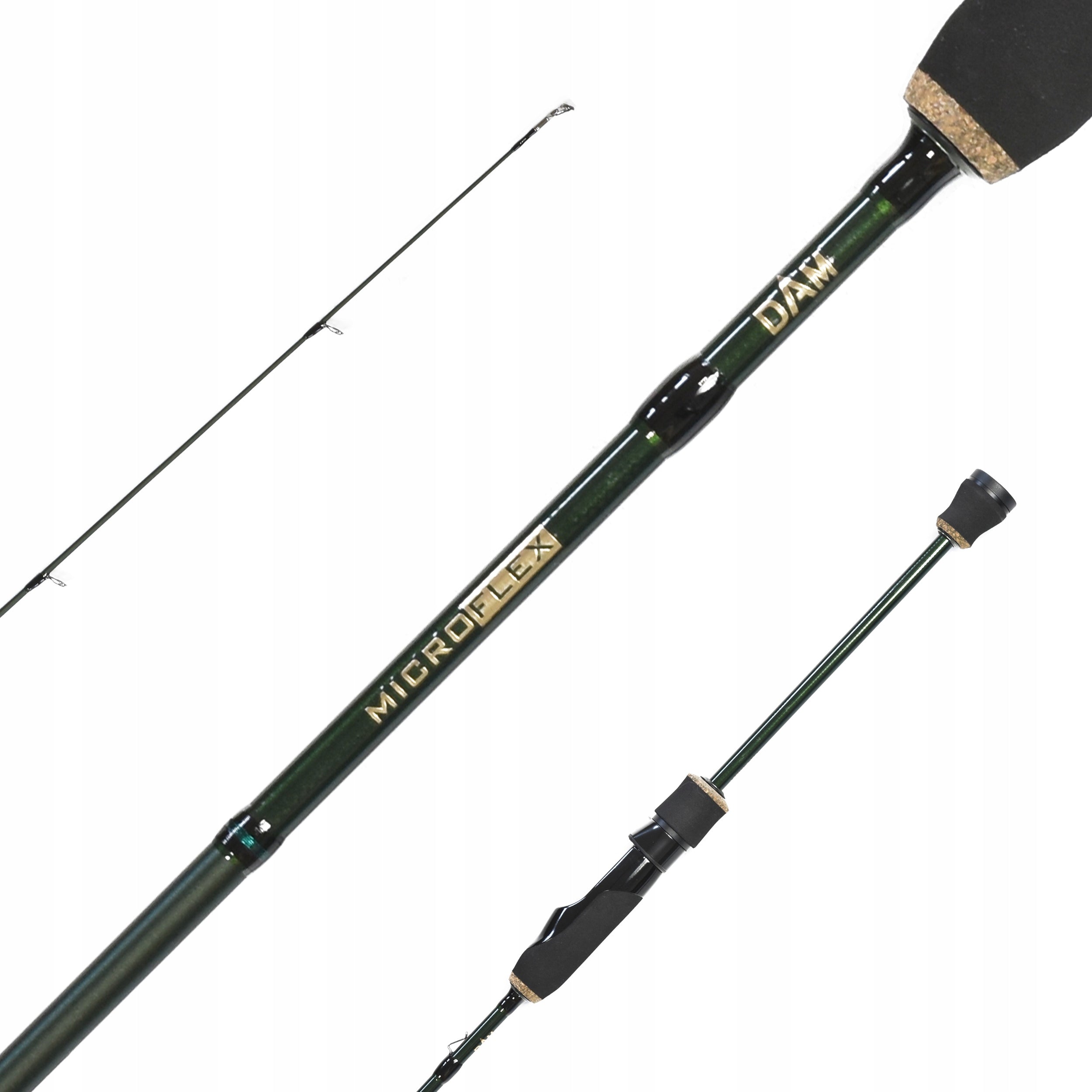 Spinning rod DAM Microflex 2 2.10m 2-10g for trout perch chub Brand Dam