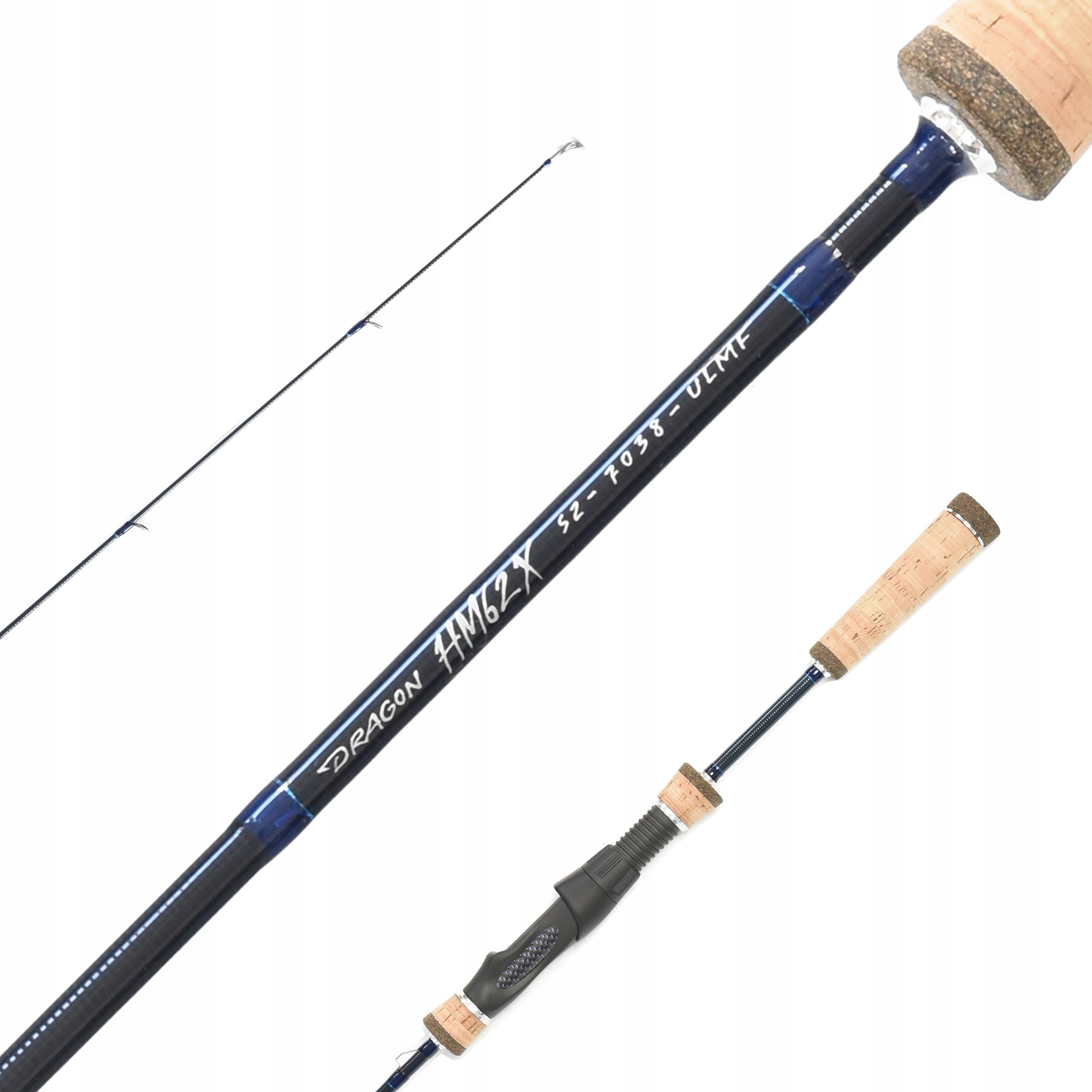 Spinning rod HM62X Dragon 2.13m 2-10g action fast on perch, trout Brand Dragon