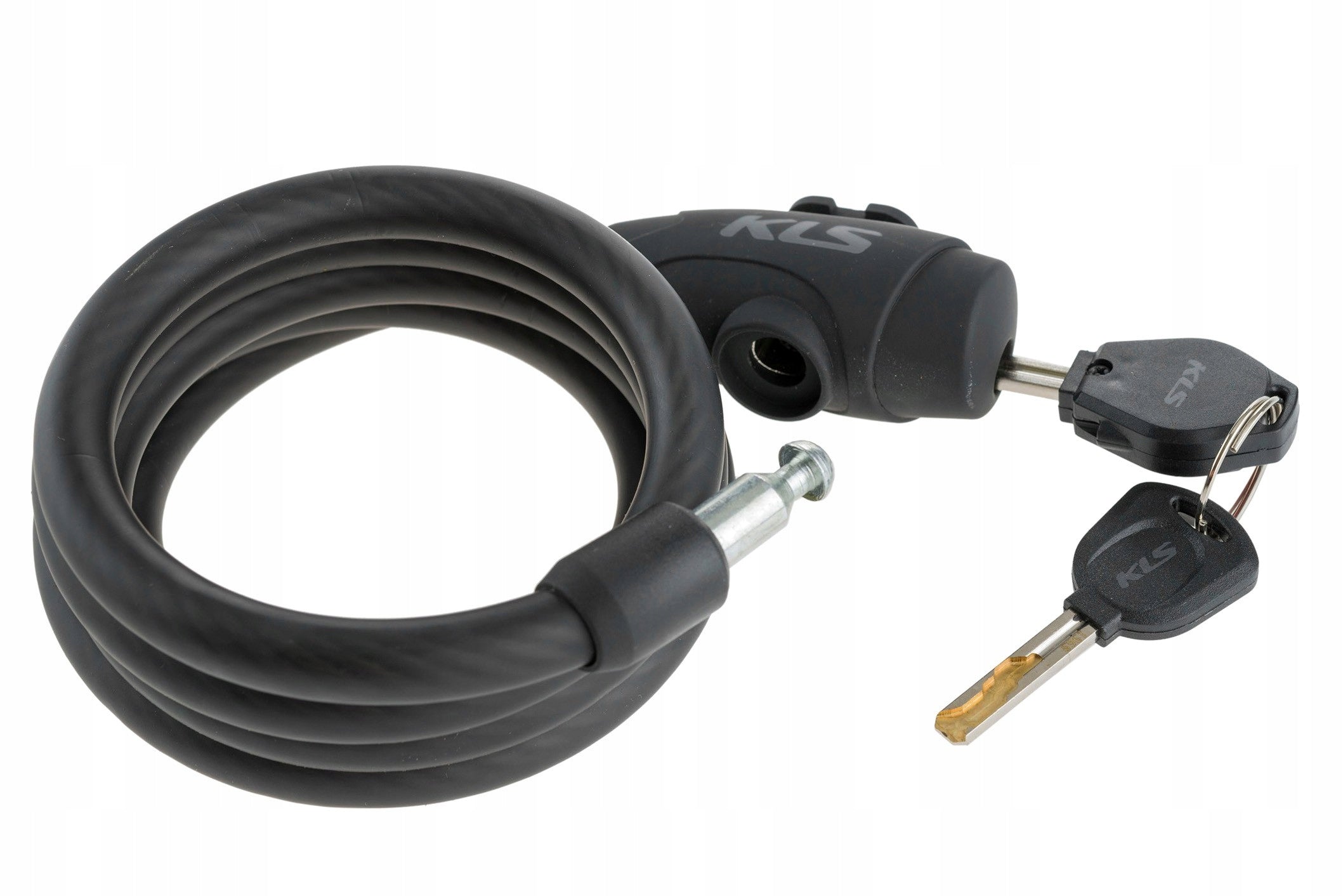 Spiral key closure KELLYS Recoil 180cm handle black mat Kind cord