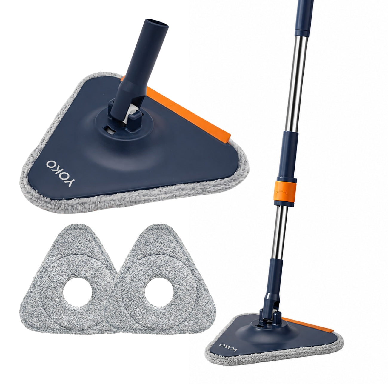 SplitUltra Two Chamber Rotary Mop Set Separation + Triangular Tip Packaging status original