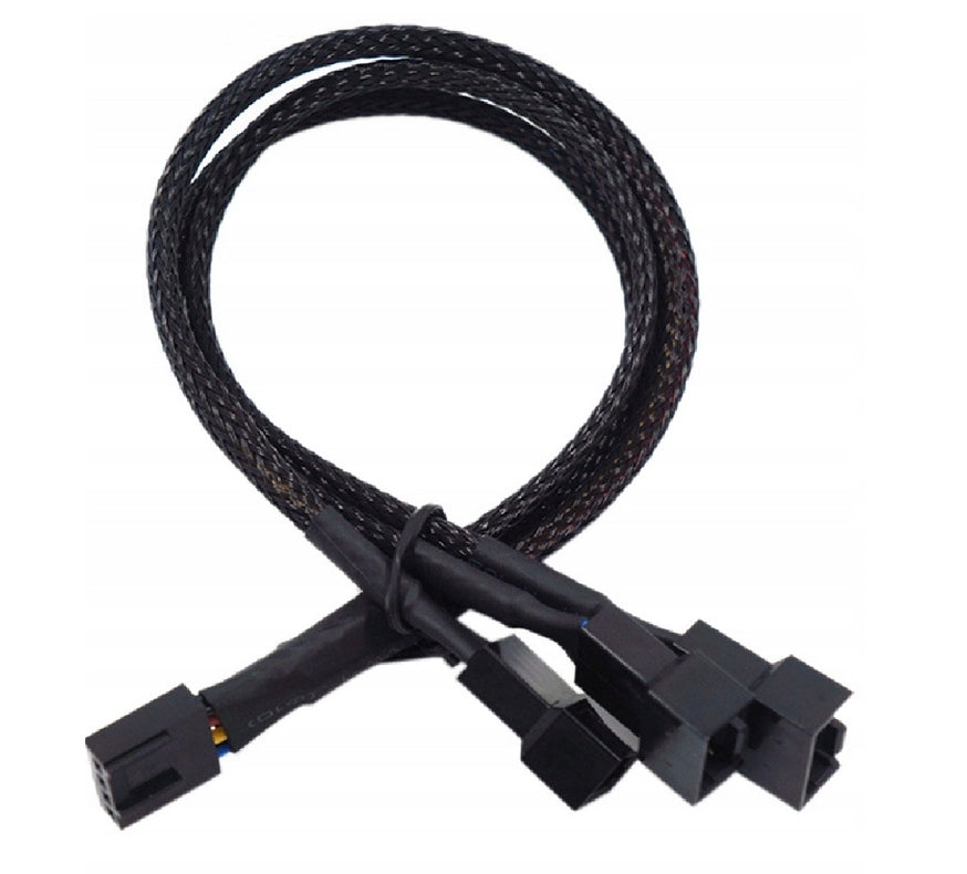 Splitter Extension Cable for PWM Fans 4PIN to 3x 3/4 PIN Manufacturer code PST CABLE REV.2