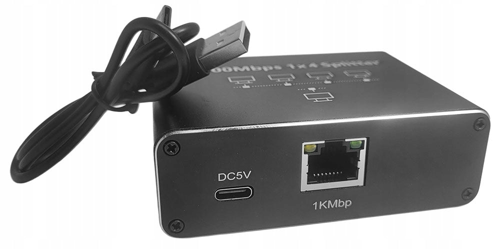 Splitter LAN RJ45 1x4 1000 Mbit USB-C Manufacturer no brand