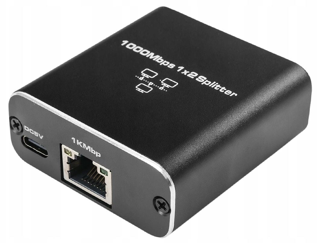Splitter Network Splitter LAN RJ45 1/2 Networks Adapter Internet Manufacturer code Rozdzielacz sieciowy 1/2