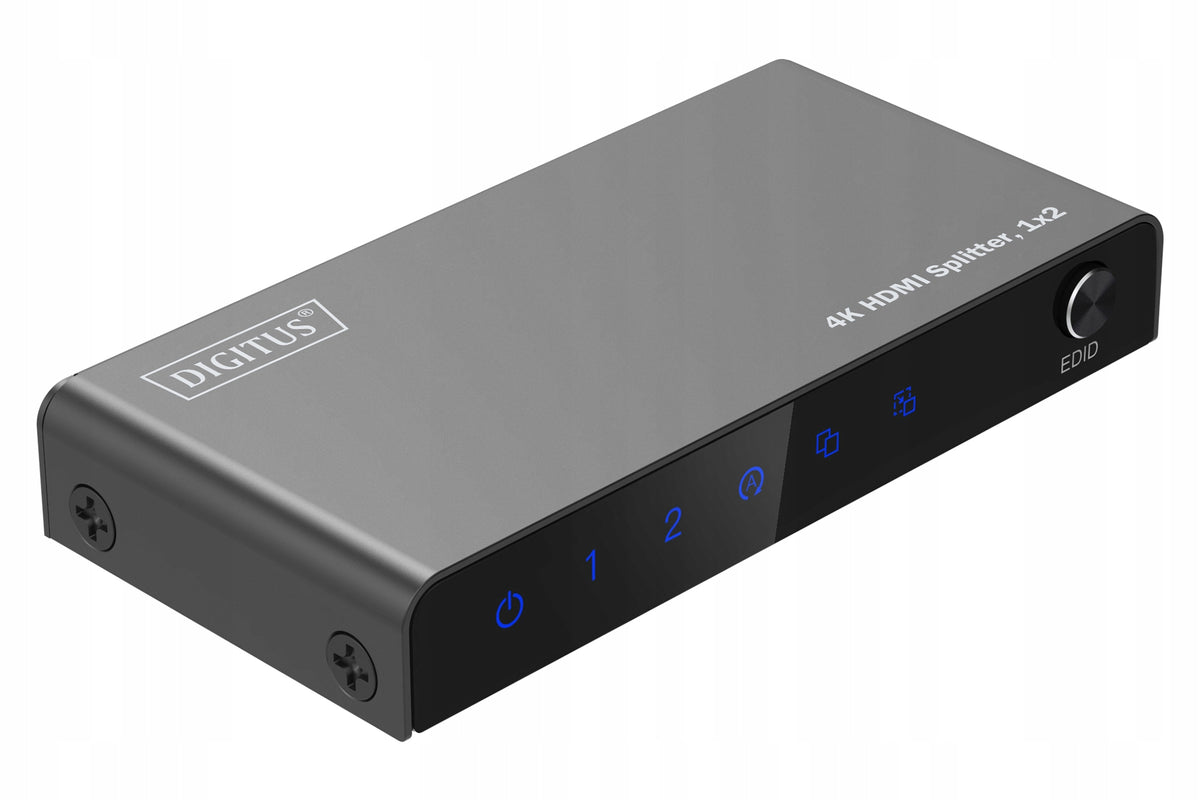 Splitter/Splitter DIGITUS HDMI 1x2, 4K/60Hz UHD with HDR, 18 Gbps, HDCP 2.2