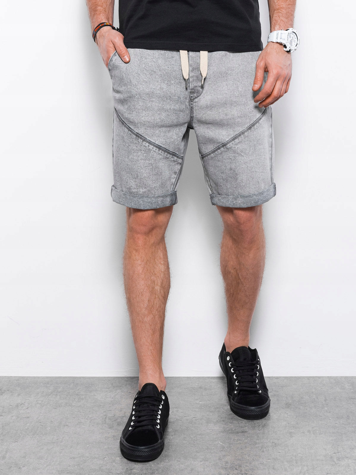Herren-Jeansshorts Ombre W361 