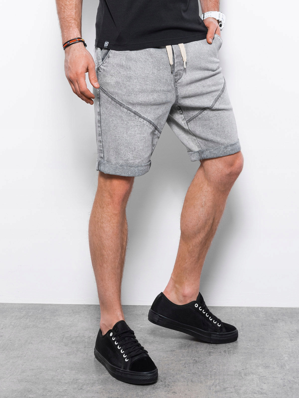 Herren-Jeansshorts Ombre W361 
