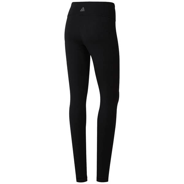 Sportleggings für Damen Reebok, schwarz 