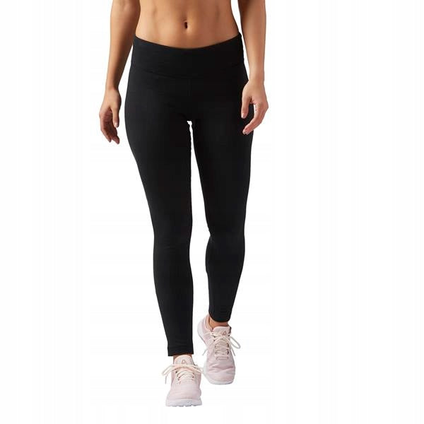 Sportleggings für Damen Reebok, schwarz 