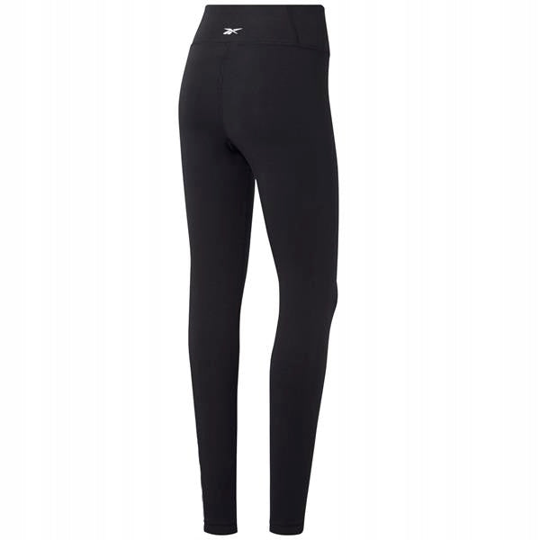 Sportleggings für Damen Reebok Te Linear Logo Legg FK6694, schwarz 