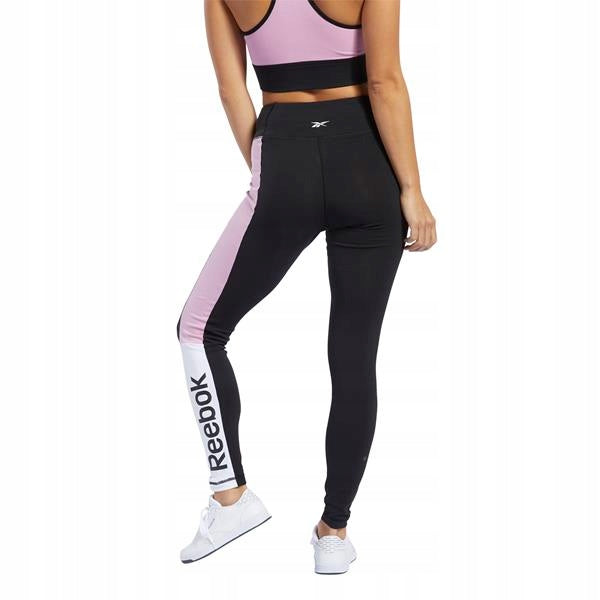 Sportinės tamprės moterims Reebok Te Linear Logo Legg FK6694, juodos