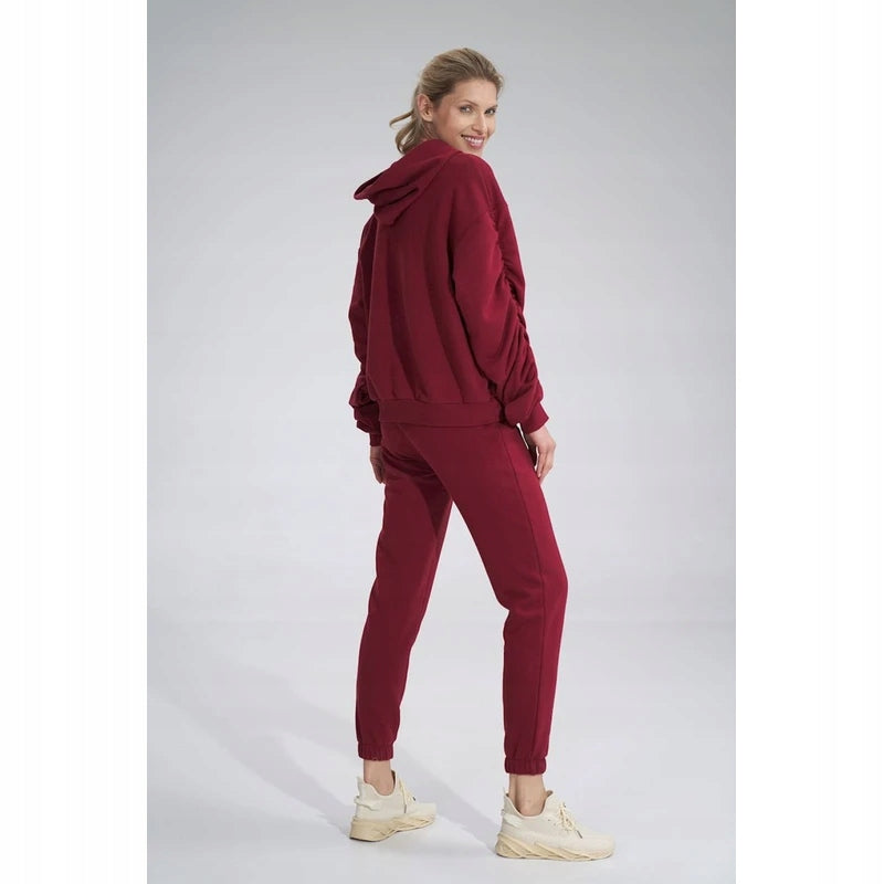 Hose für Damen Figl M779, rot 
