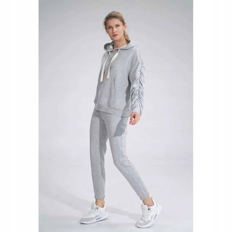 Hose für Damen Figl M779, grau 