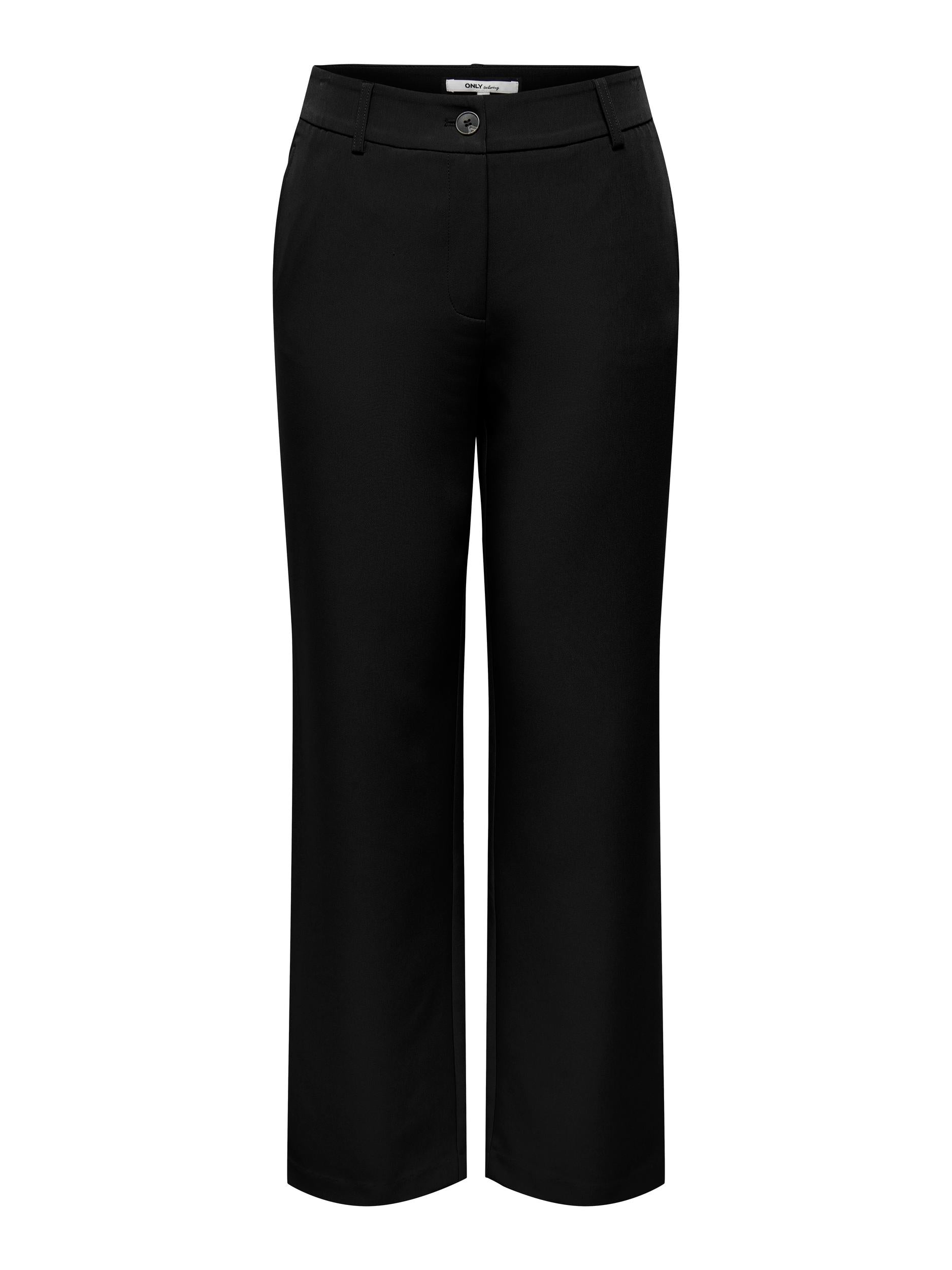 Kelnės moterims Onllana-Berry Straight Fit 15267759, juodos