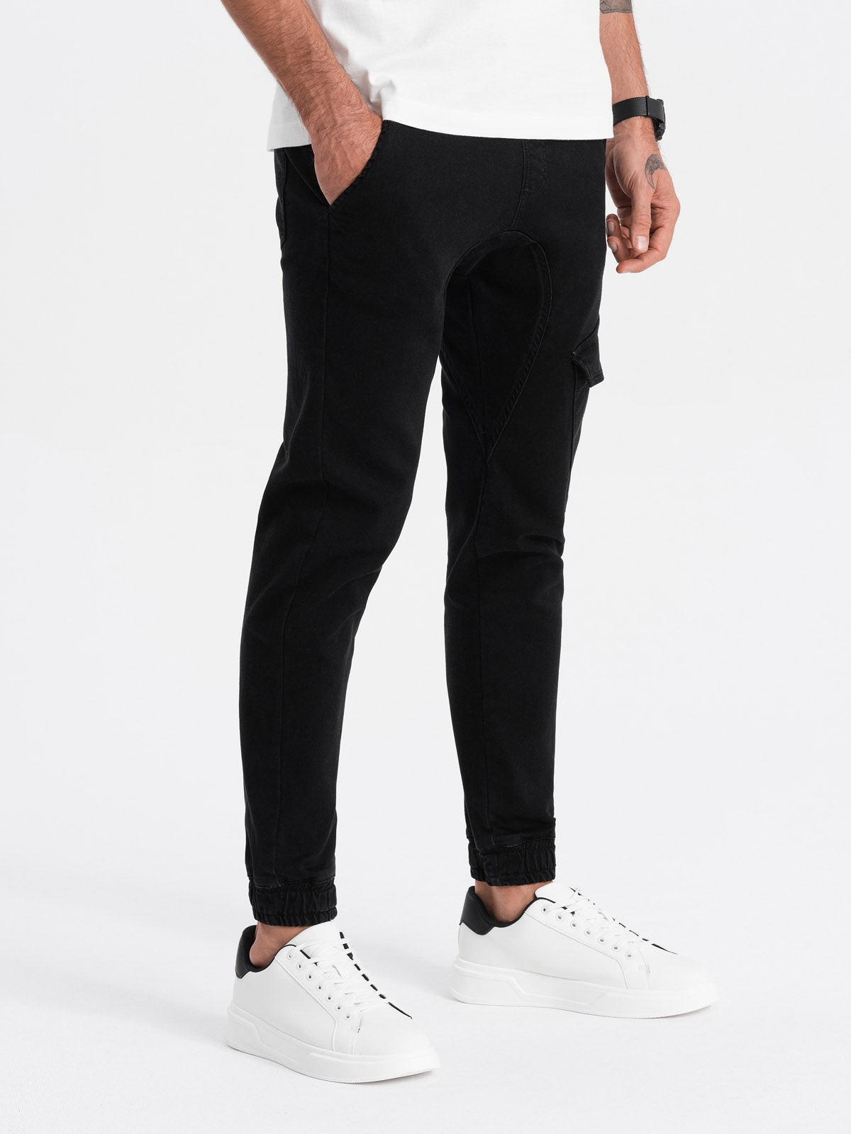 Hose für Herren Ombre Clothing 122274-7, schwarz 