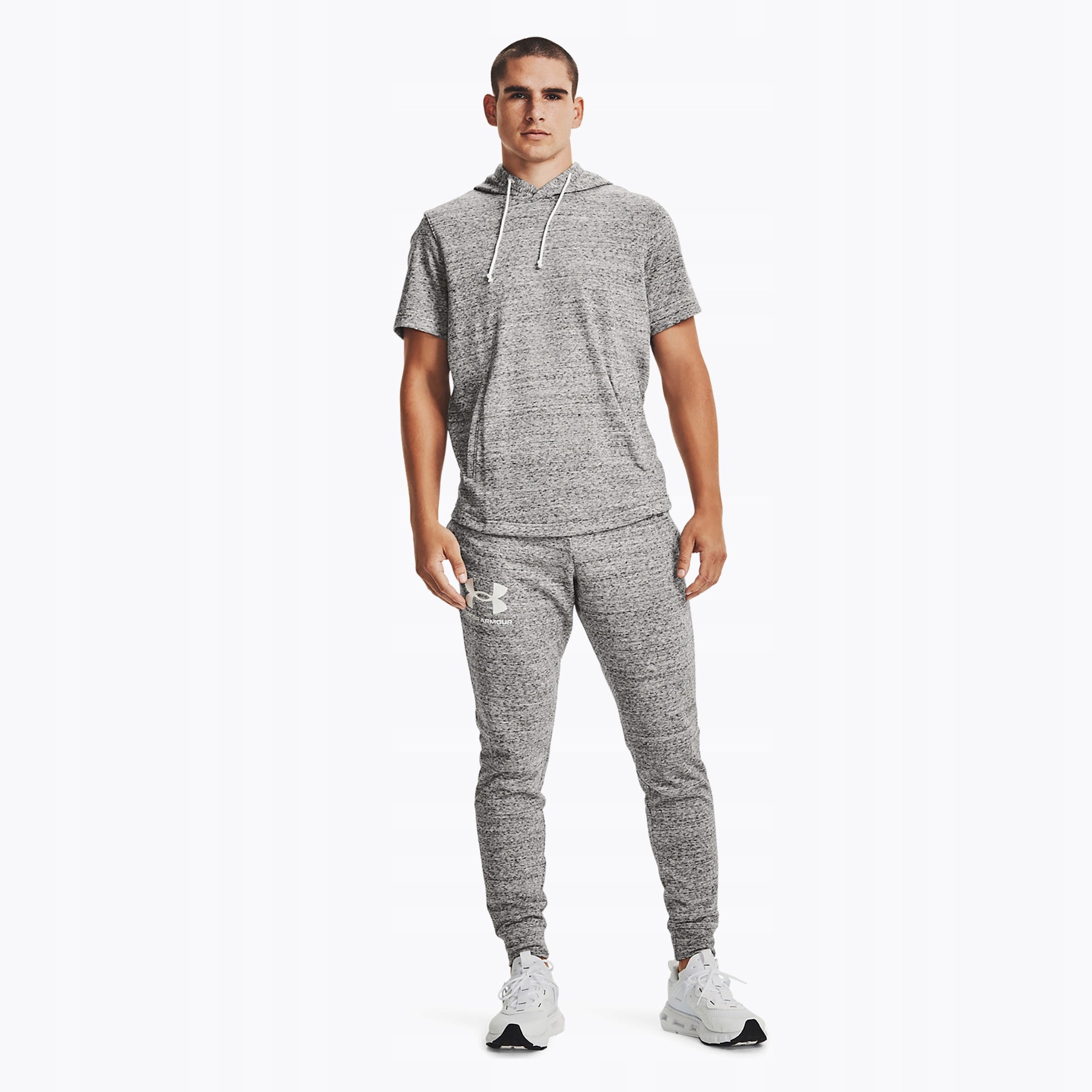 Sporthose für Herren Under Armour Rival Terry Joggers M 1361642112, grau 