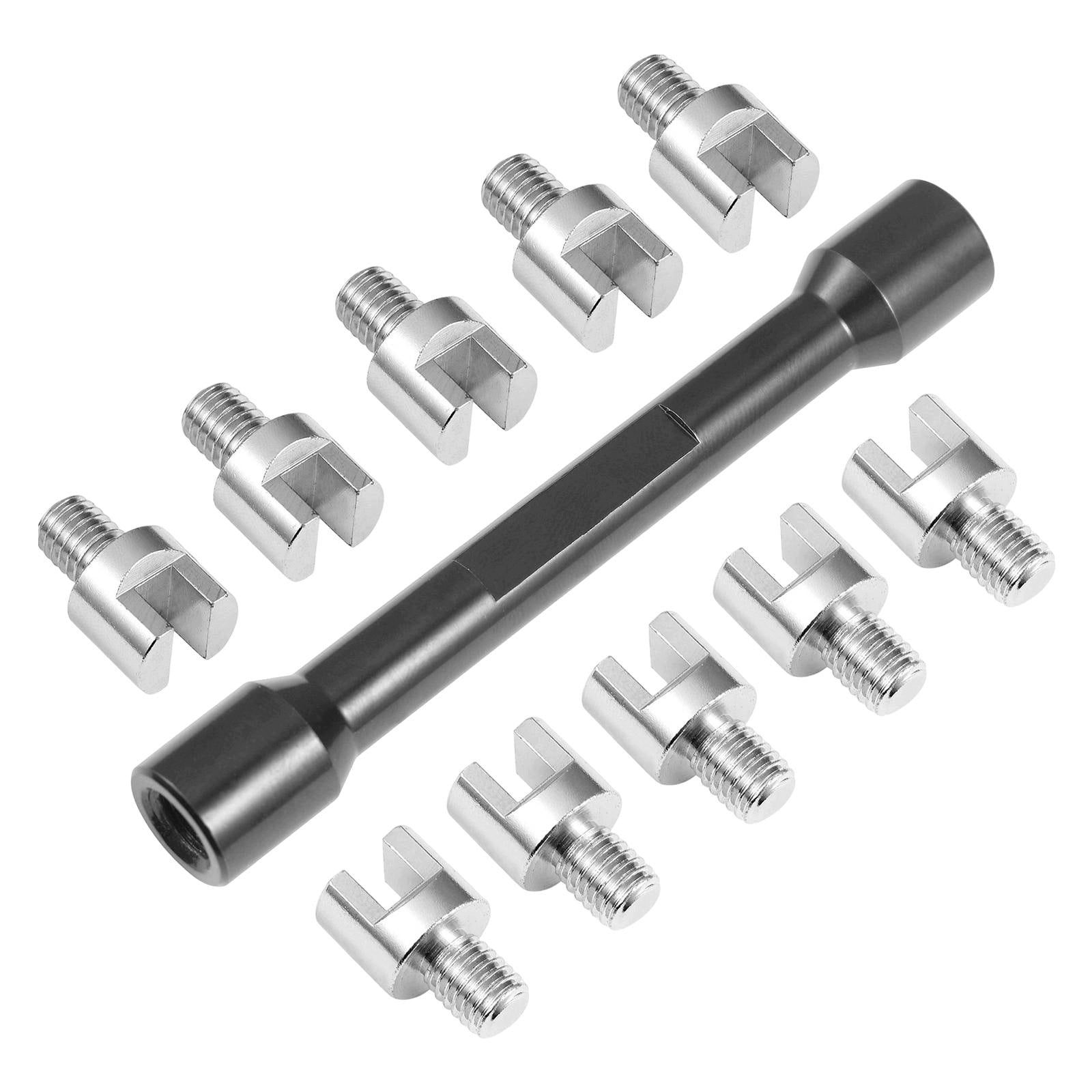 Spoke Spanner Wrench 5. .8 mm 10 in 1 with Storage Case Adjust Bicycle Rim