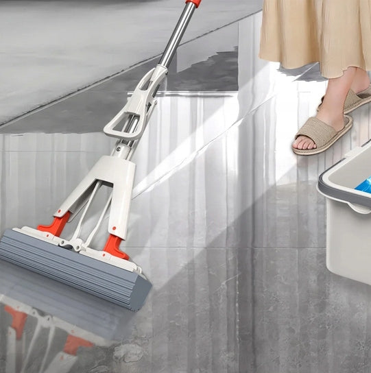 Sponge Mop Squeezed For Tiles Panels Automatic Brand Gold start