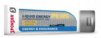 Sponser energy gel LIQUID ENERGY PLUS 70g neutral (caffeine) Packaging status original