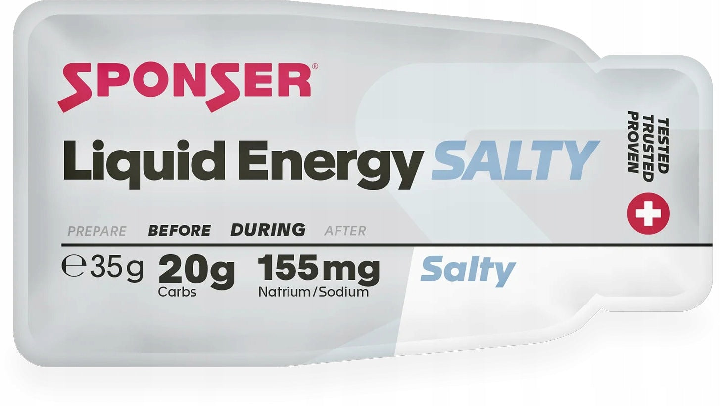 Sponser energy gel LIQUID ENERGY SALTY 35g neutral