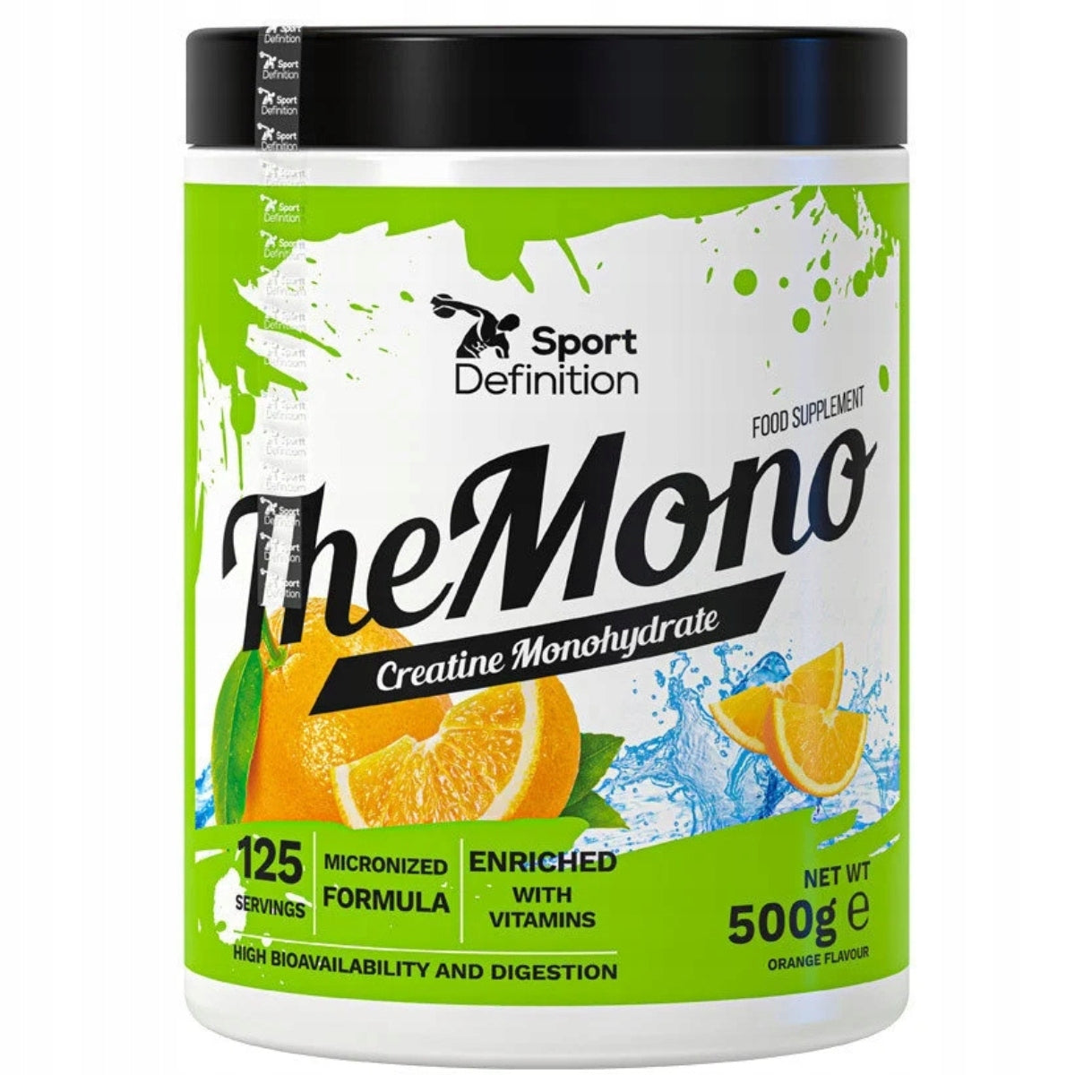 Sport Definition The Mono 500 g creatine monohydrate | Orange Expiration date at least 1 month from the date of purchase