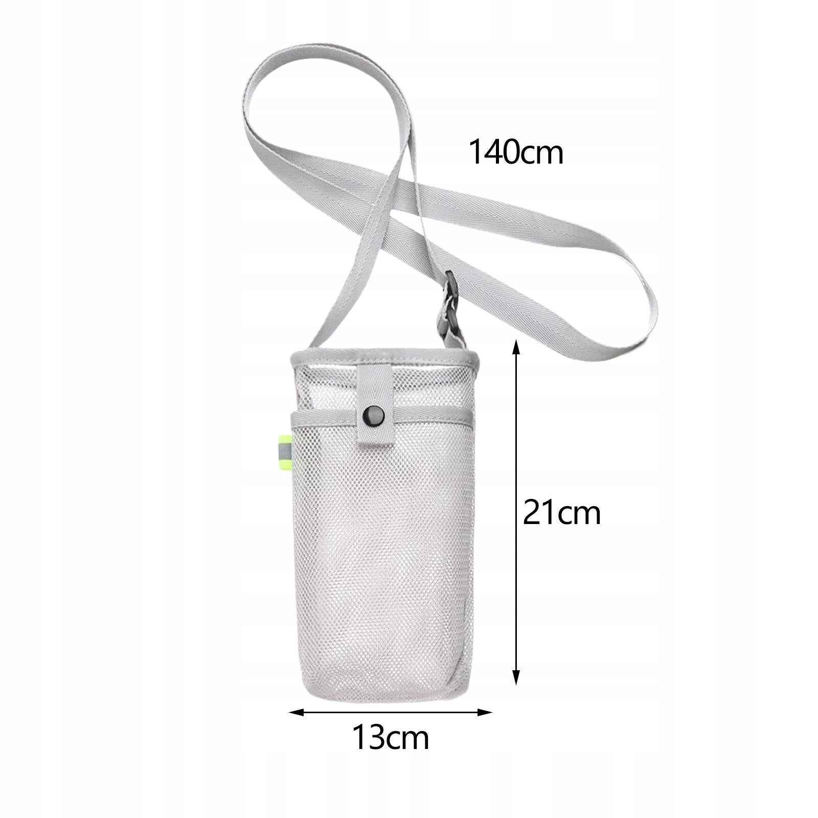 Sport Water Bottle Cover Pouch with Strap for Sports Travel Hiking Gray Additional features none